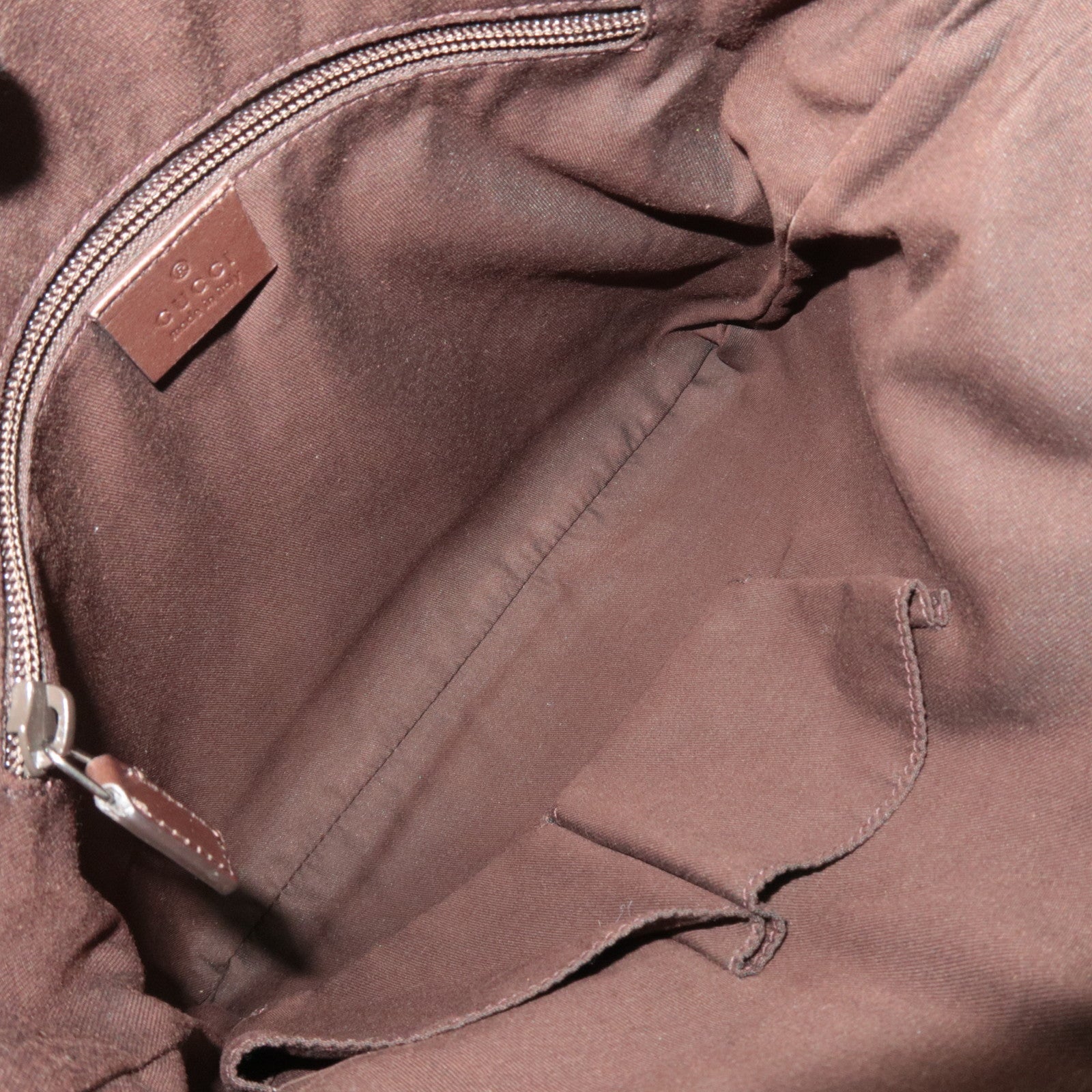 GUCCI Shoulder Bag GG Canvas Leather Beige Brown 145857 *Dust bag