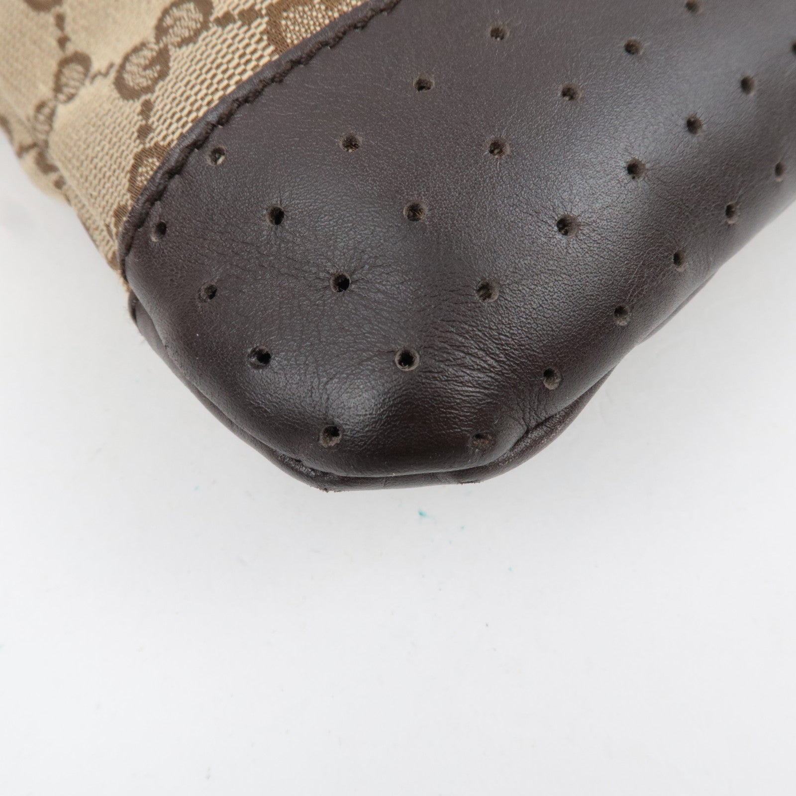 GUCCI Shoulder Bag GG Canvas Leather Beige Brown 145857 *Dust bag