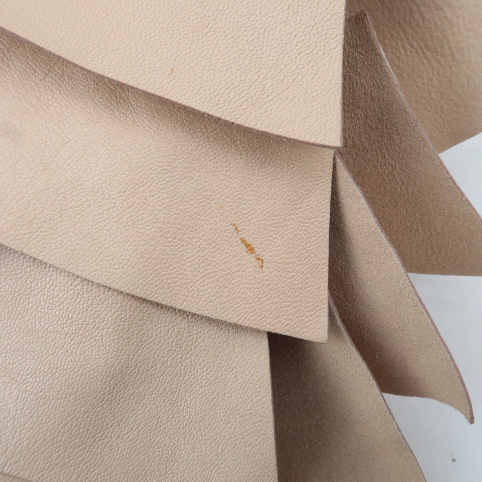 SAINT LAURENT YSL Saint Tropez Leather Shoulder Bag Beige 129132