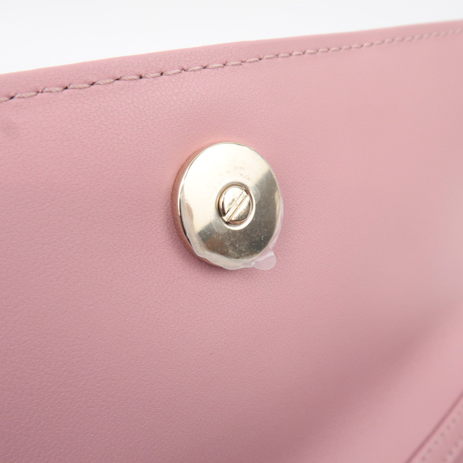 Christian Dior Cannage My Dior Lambskin Mini Chain Bag Pink Gold HDW S0980ONMJ *Dust bag, Chain strap