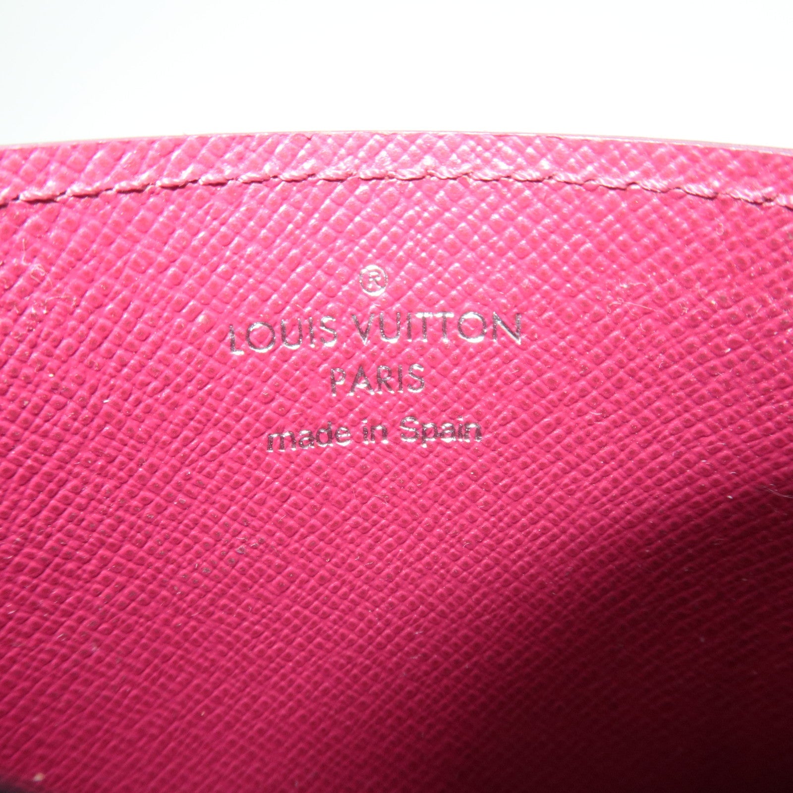 Louis Vuitton Epi Porte Cartes Simple Card Case Fuchsia M60327 CA0154 *Box, Dust bag