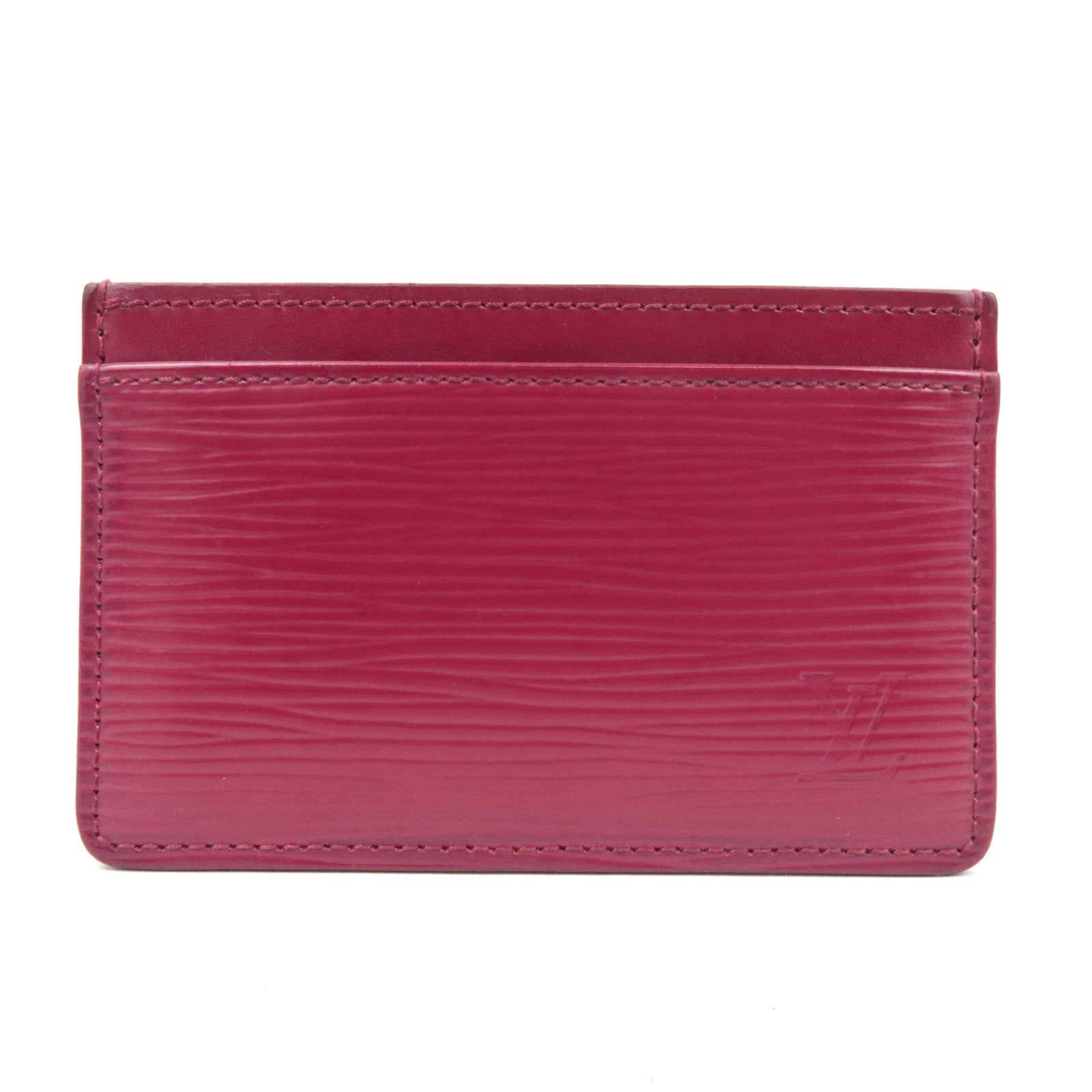 Louis Vuitton Epi Porte Cartes Simple Card Case Fuchsia M60327 CA0154 *Box, Dust bag83721
