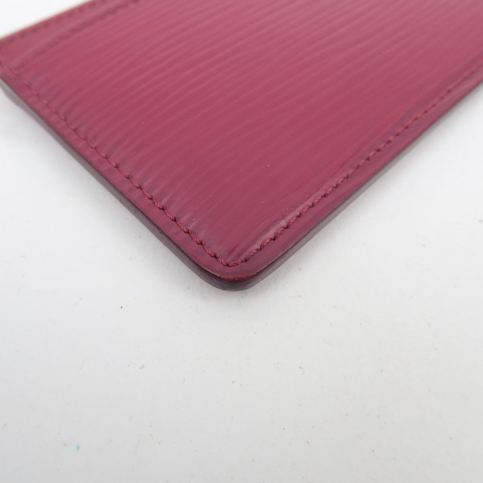 Louis Vuitton Epi Porte Cartes Simple Card Case Fuchsia M60327 CA0154 *Box, Dust bag