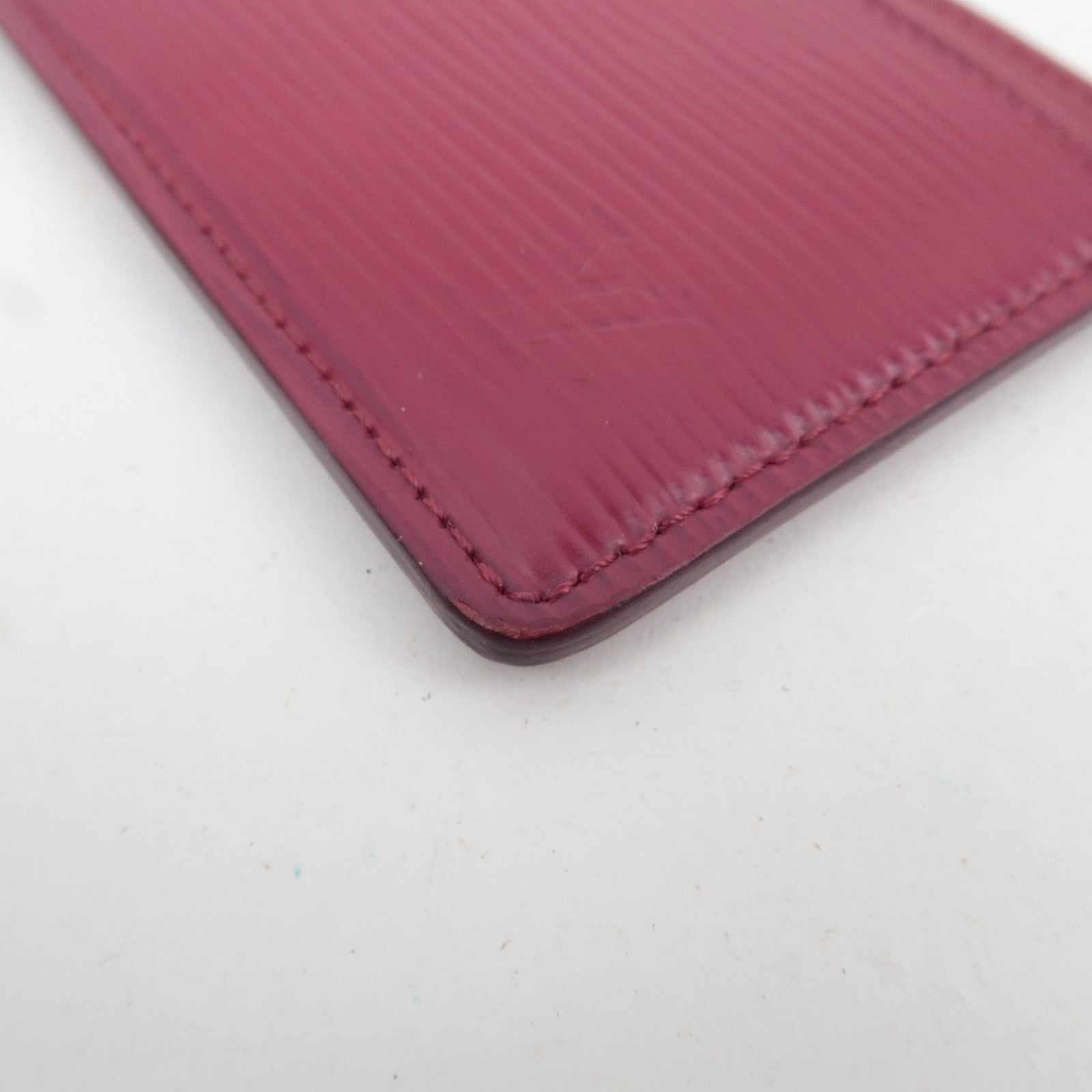 Louis Vuitton Epi Porte Cartes Simple Card Case Fuchsia M60327 CA0154 *Box, Dust bag