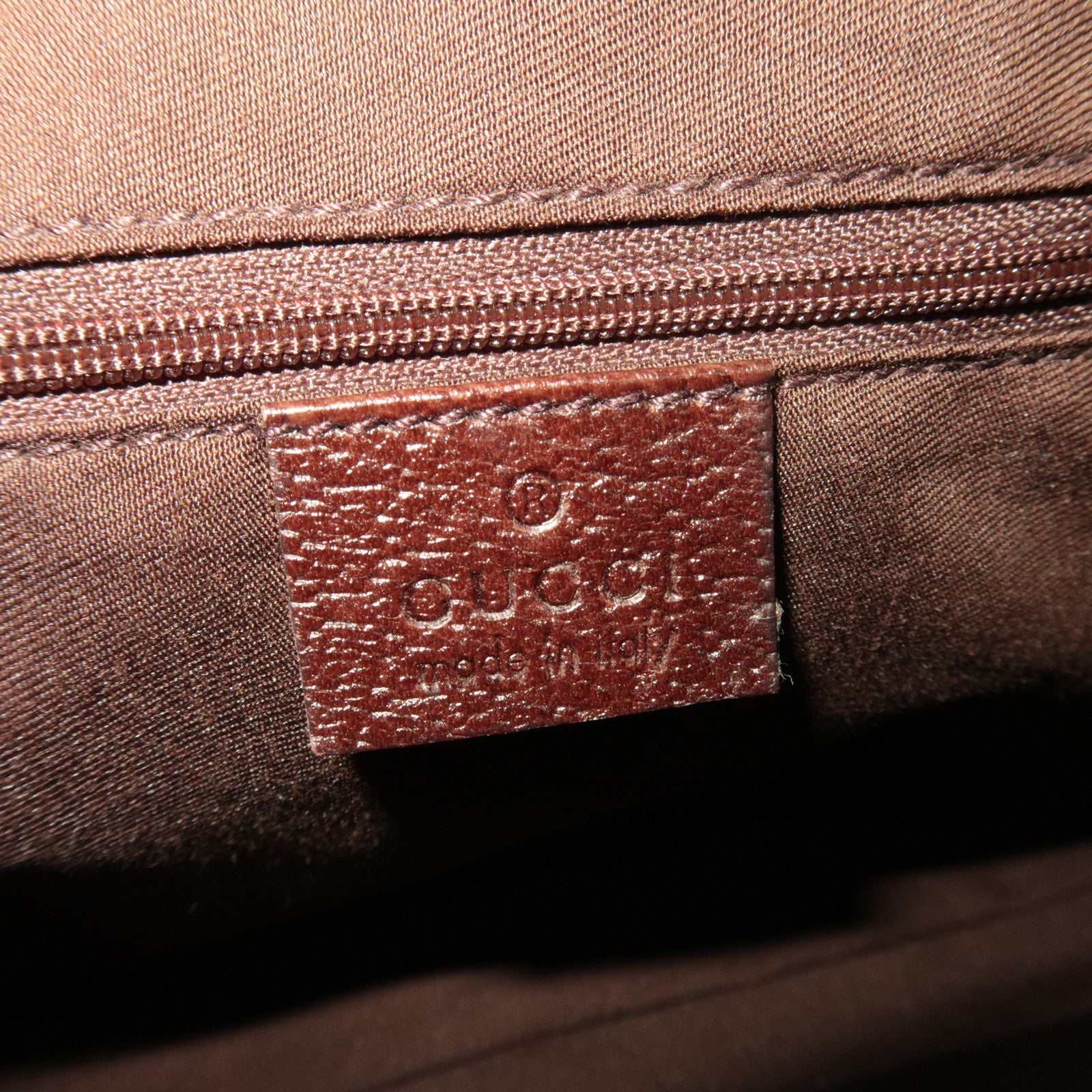 GUCCI Abby Shoulder Bag GG Canvas Leather Beige Brown 130738 *Dust bag