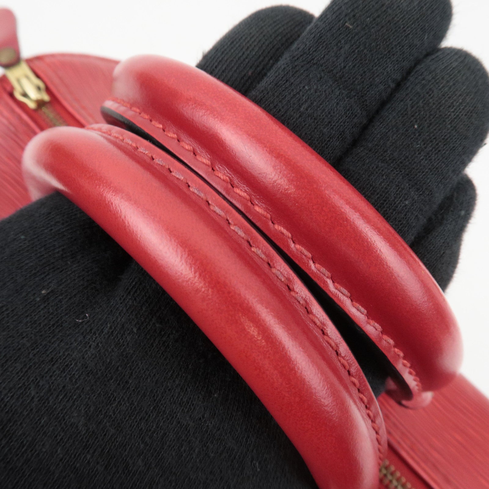 Louis Vuitton Epi Speedy 25 Handbag Castilian Red M43017 VI0964