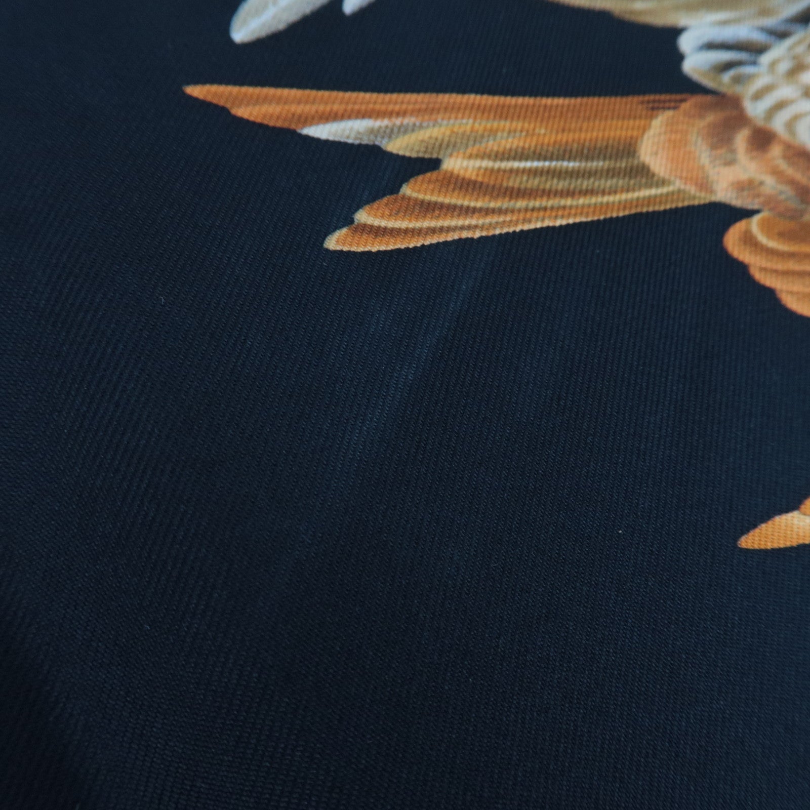 HERMES Carre 90 Scarf L'intrus 100% Silk Black