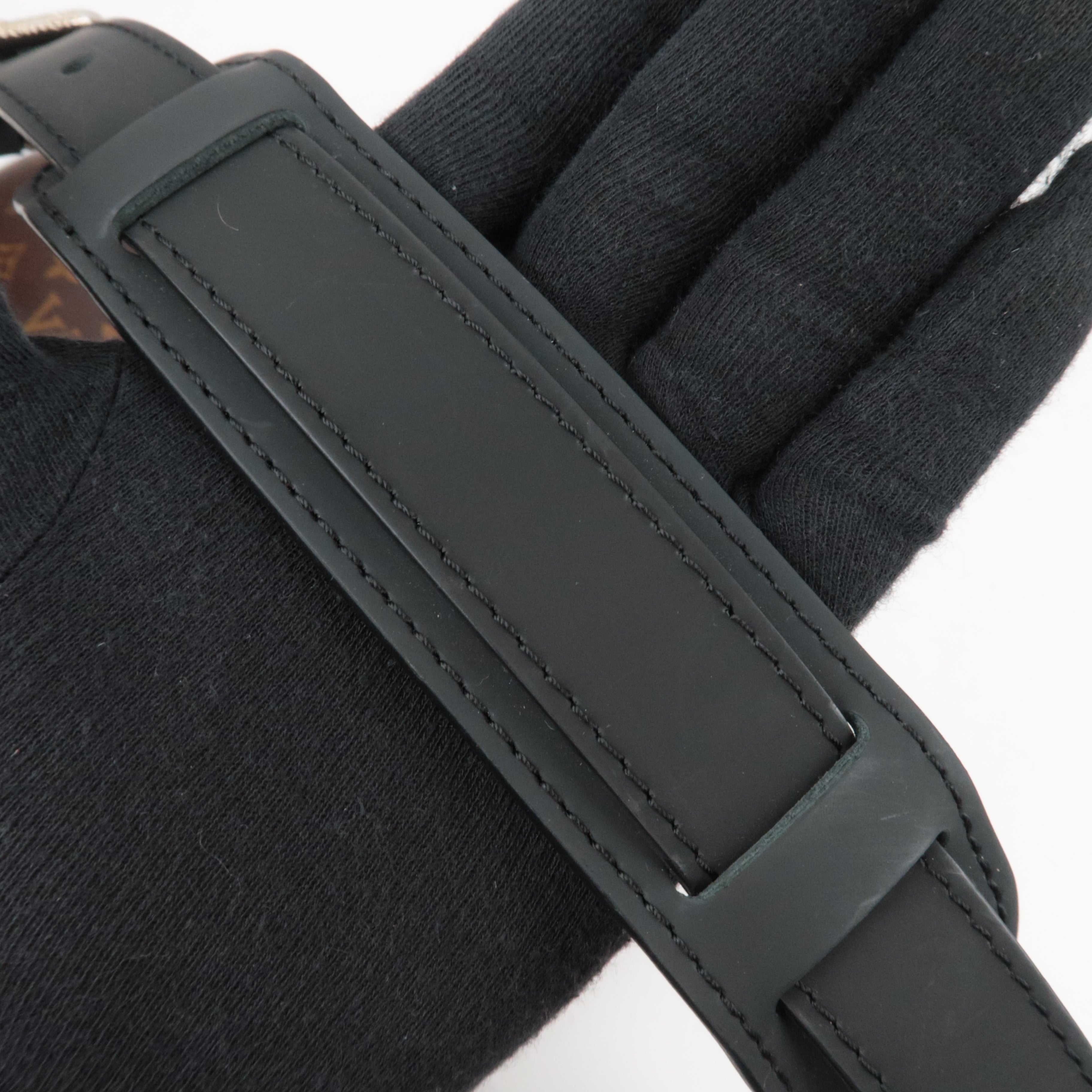 Louis Vuitton Monogram Macassar Porte Documents Jour 2Way Handbag M54019 CA4185 *Strap