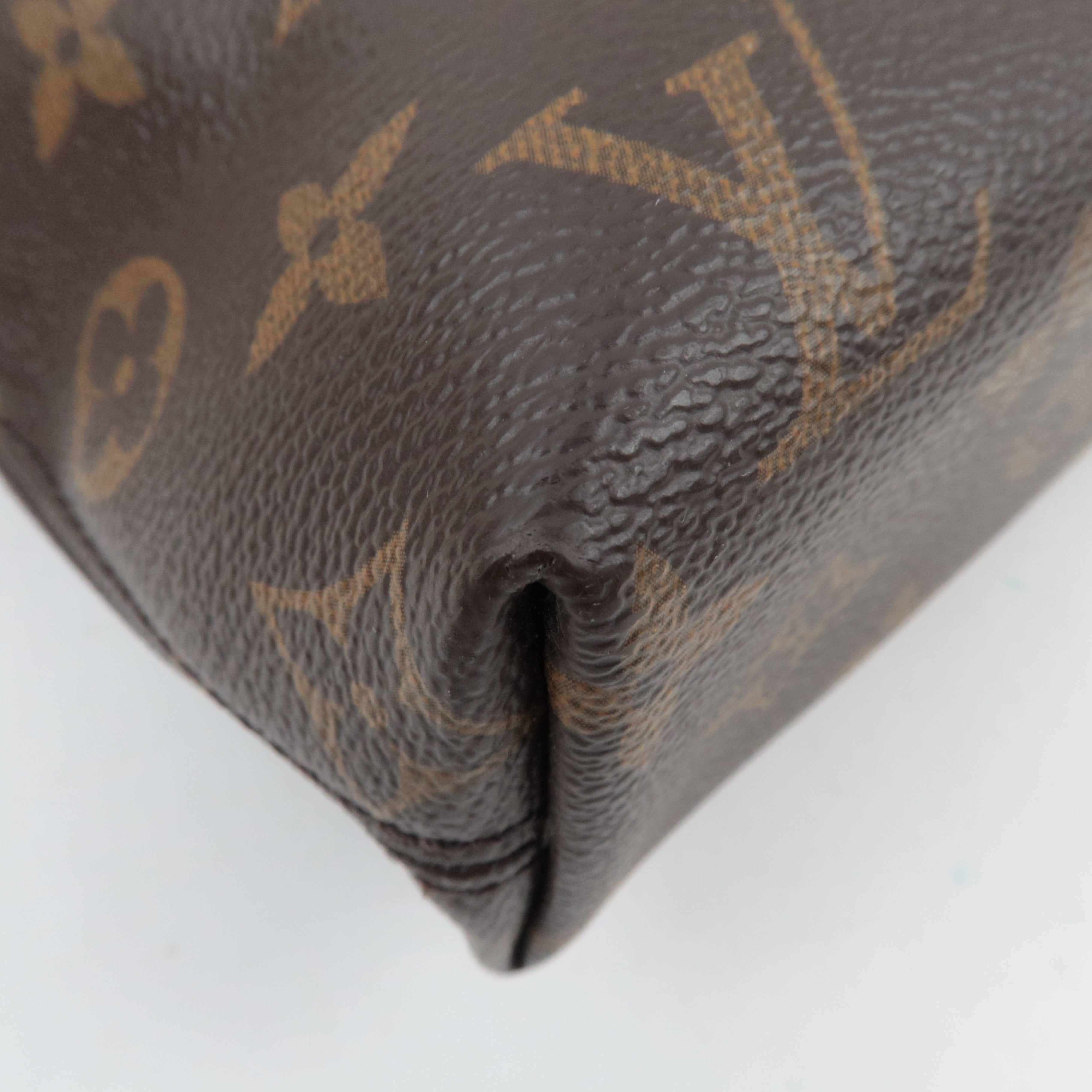 Louis Vuitton Monogram Macassar Porte Documents Jour 2Way Handbag M54019 CA4185 *Strap