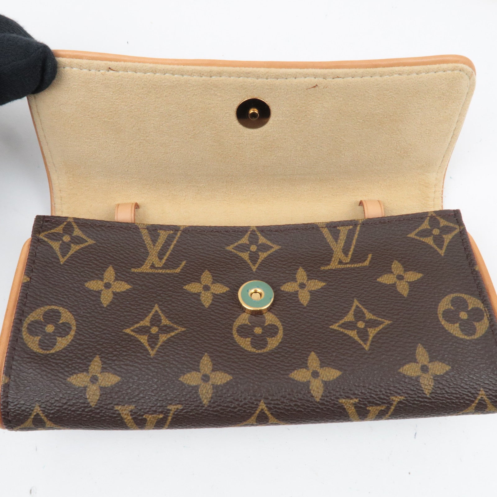 Louis Vuitton Monogram Pochette Twin PM Shoulder Bag M51854 CA0050 *Strap
