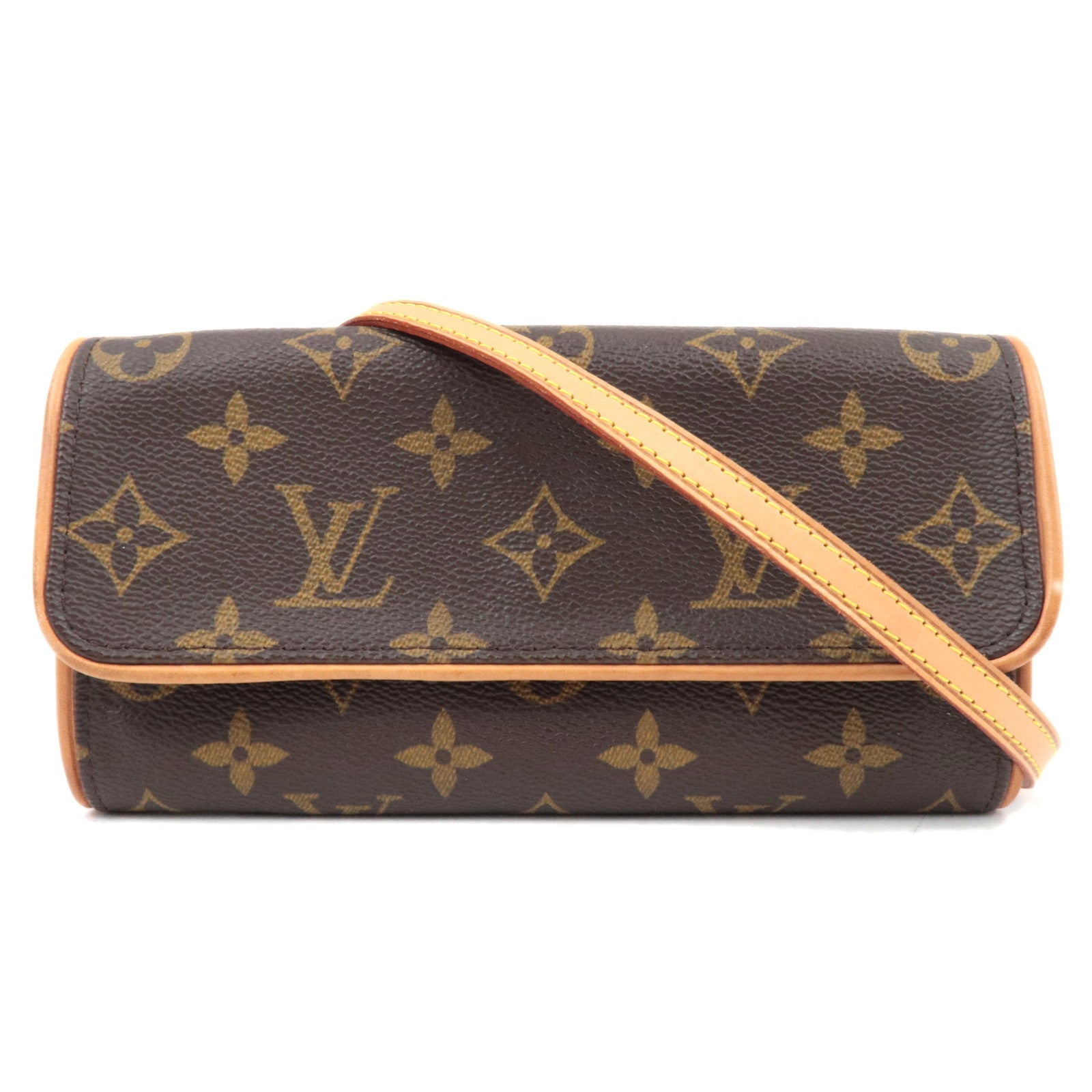 Louis Vuitton Monogram Pochette Twin PM Shoulder Bag M51854 CA0050 *Strap83901