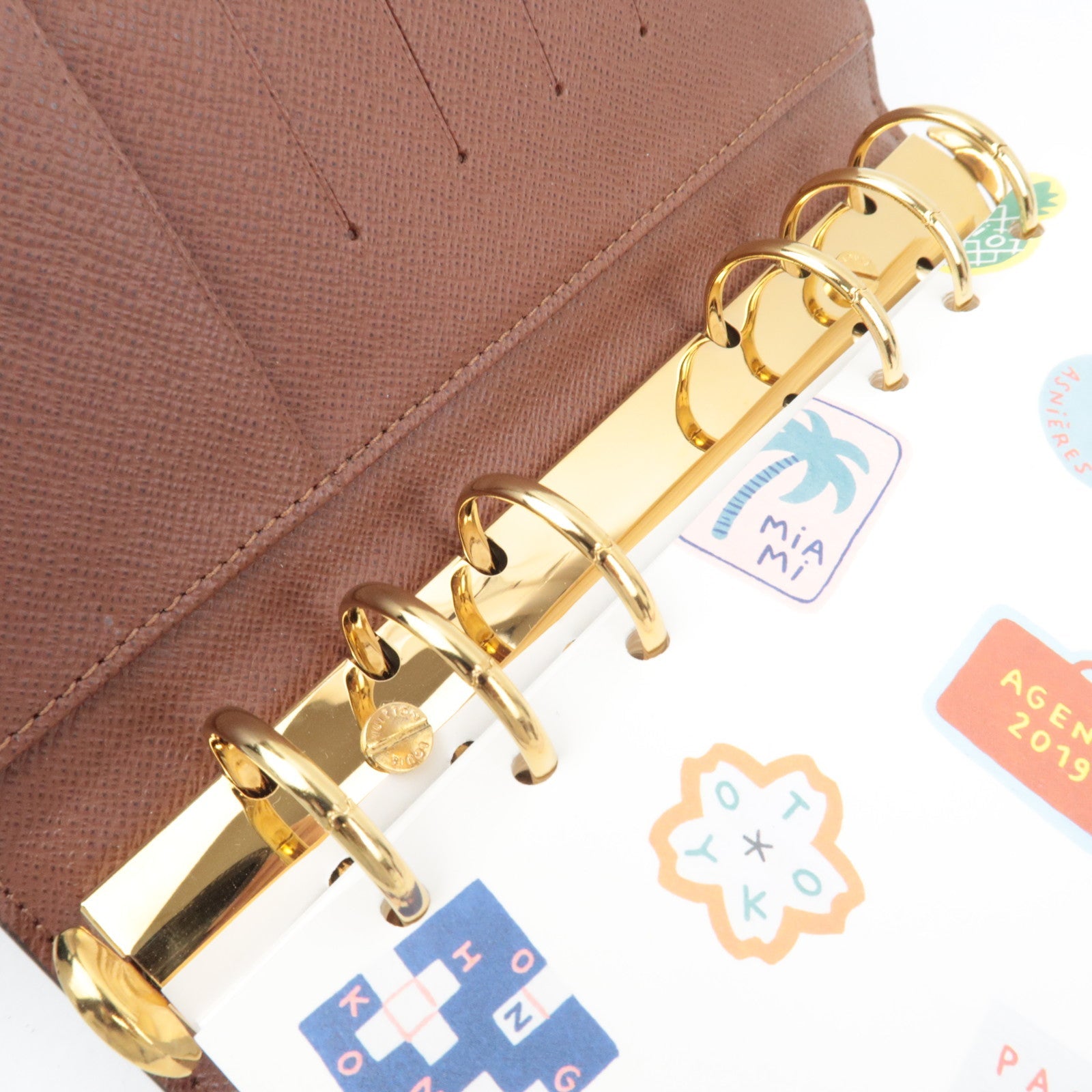 Louis Vuitton Monogram Agenda MM Planner Cover R20105 RA0198 *Some Refills