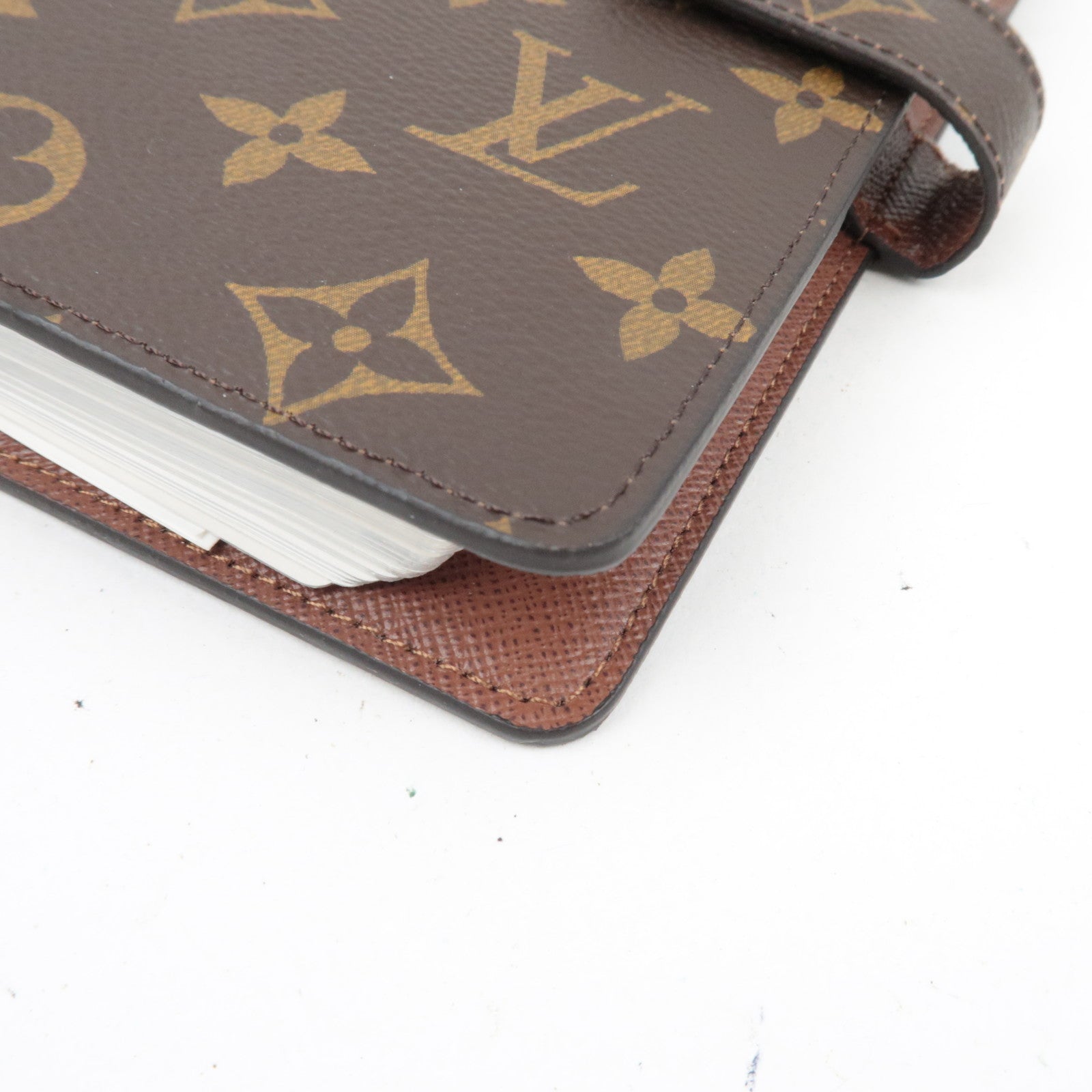 Louis Vuitton Monogram Agenda MM Planner Cover R20105 RA0198 *Some Refills