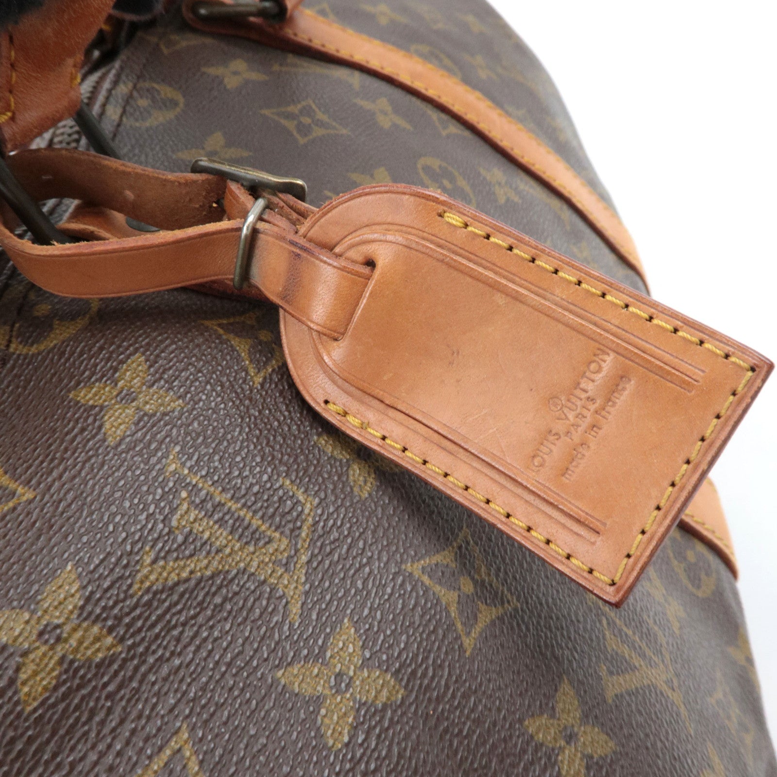 Louis Vuitton Monogram Keepall 45 Old Model Travel Bag M41428 VI873 *Name tag, Poignet, Lock