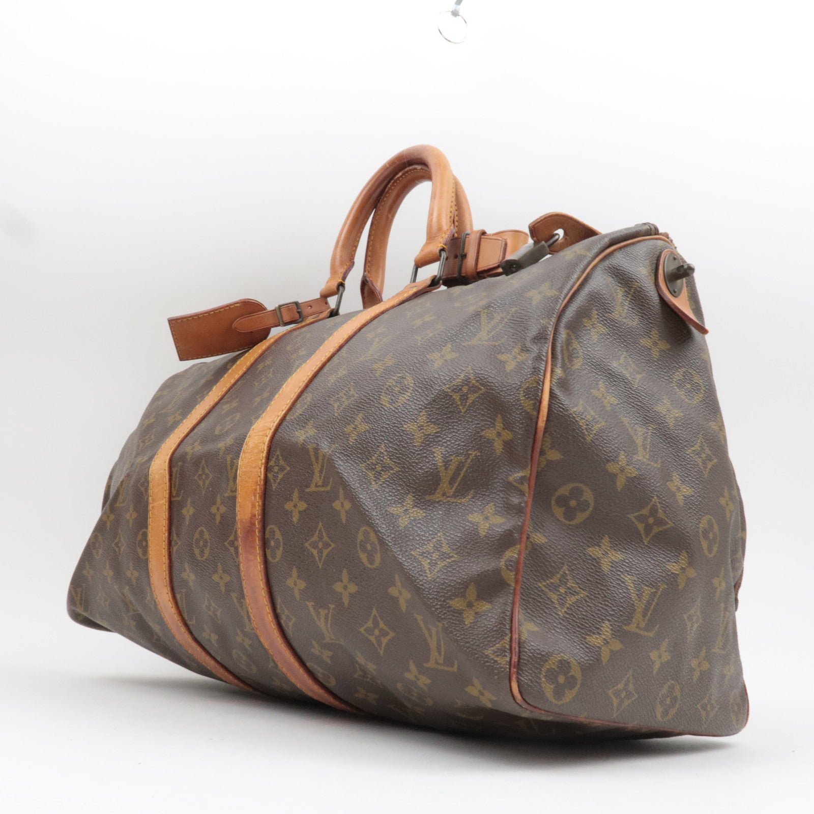 Louis Vuitton Monogram Keepall 45 Old Model Travel Bag M41428 VI873 *Name tag, Poignet, Lock