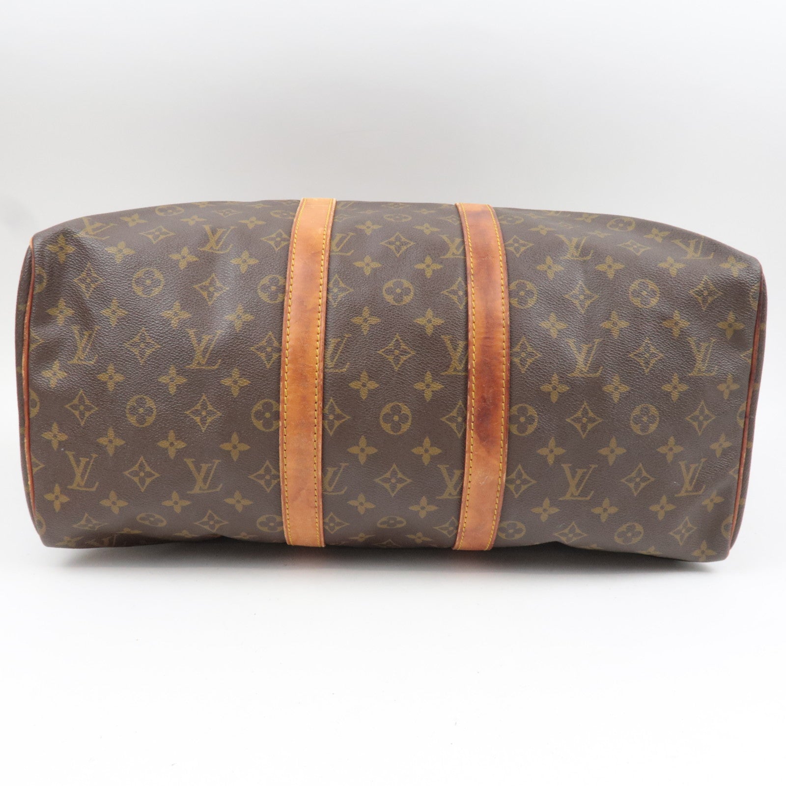 Louis Vuitton Monogram Keepall 45 Old Model Travel Bag M41428 VI873 *Name tag, Poignet, Lock
