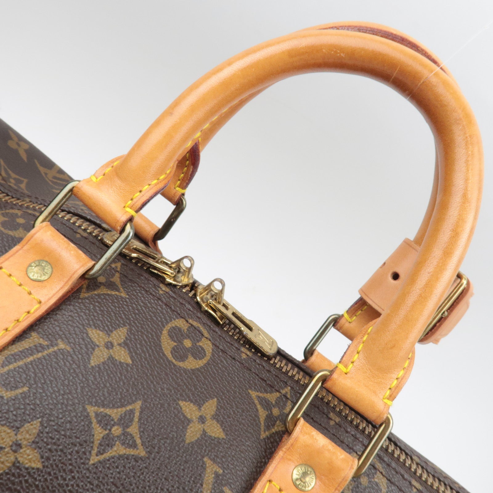 Louis Vuitton Monogram Keepall Bandouliere 45 Travel Bag M41418 VI874 *Strap, Poignet