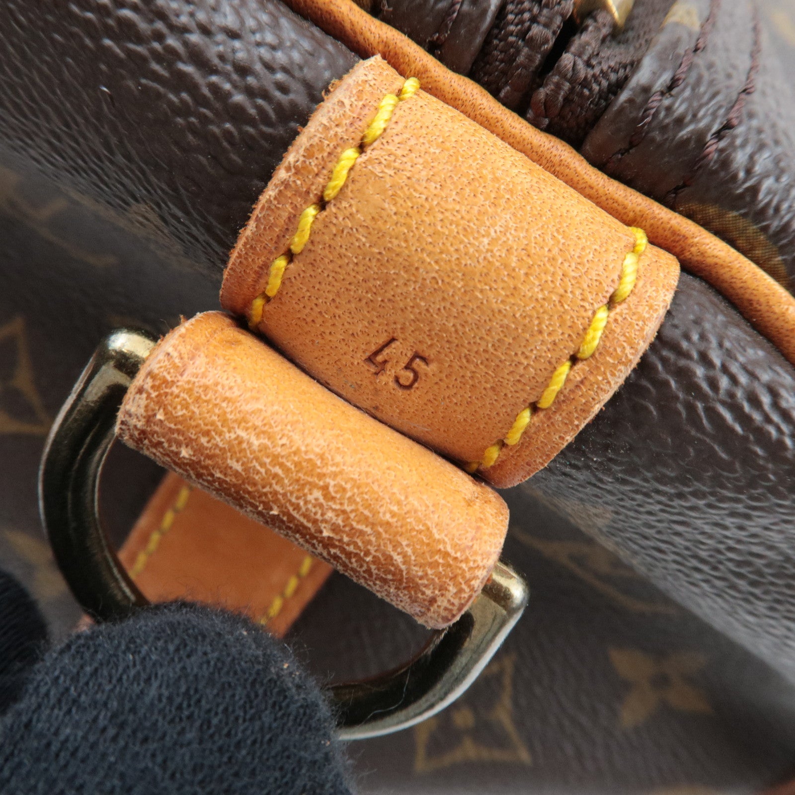 Louis Vuitton Monogram Keepall Bandouliere 45 Travel Bag M41418 VI874 *Strap, Poignet