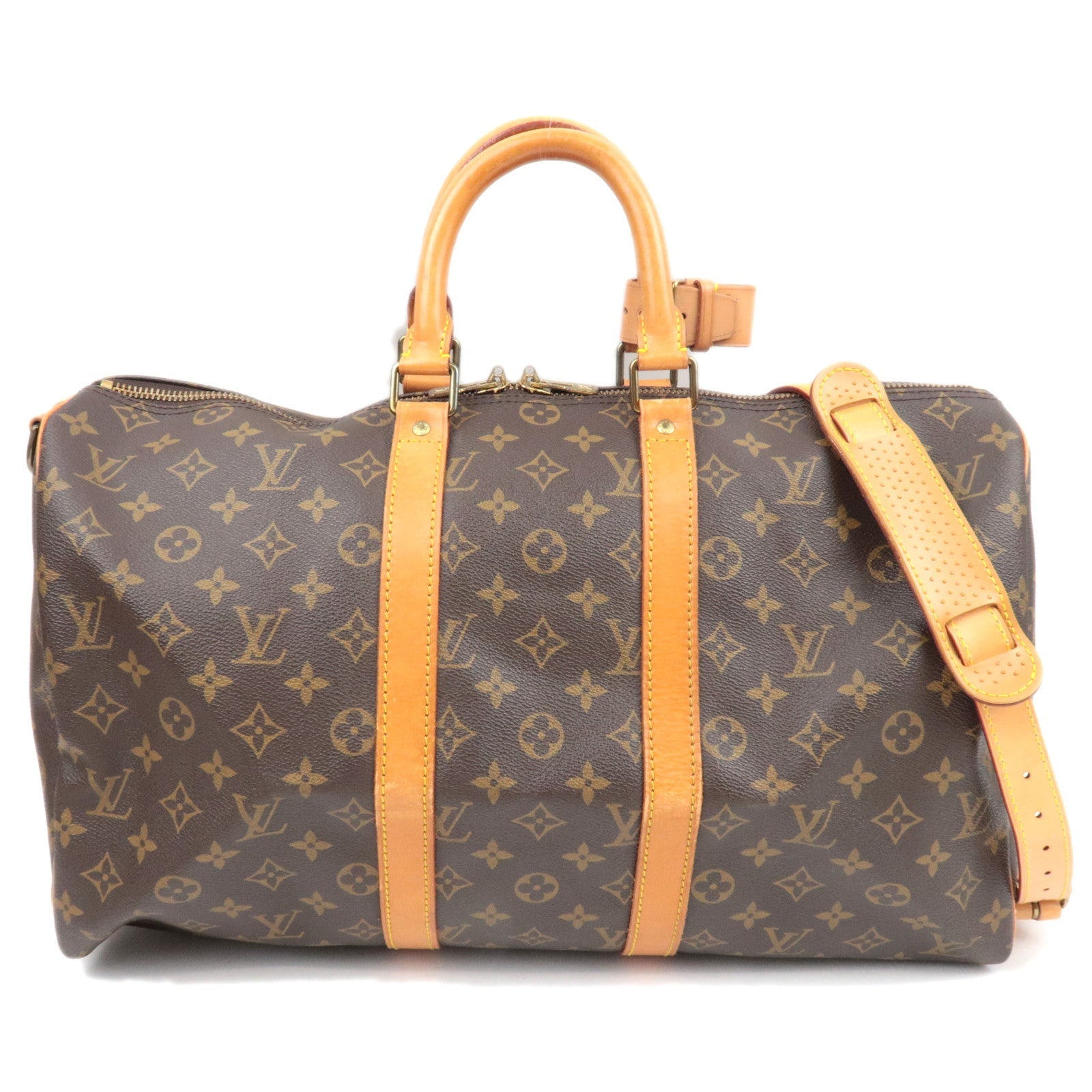Louis Vuitton Monogram Keepall Bandouliere 45 Travel Bag M41418 VI874 *Strap, Poignet83968