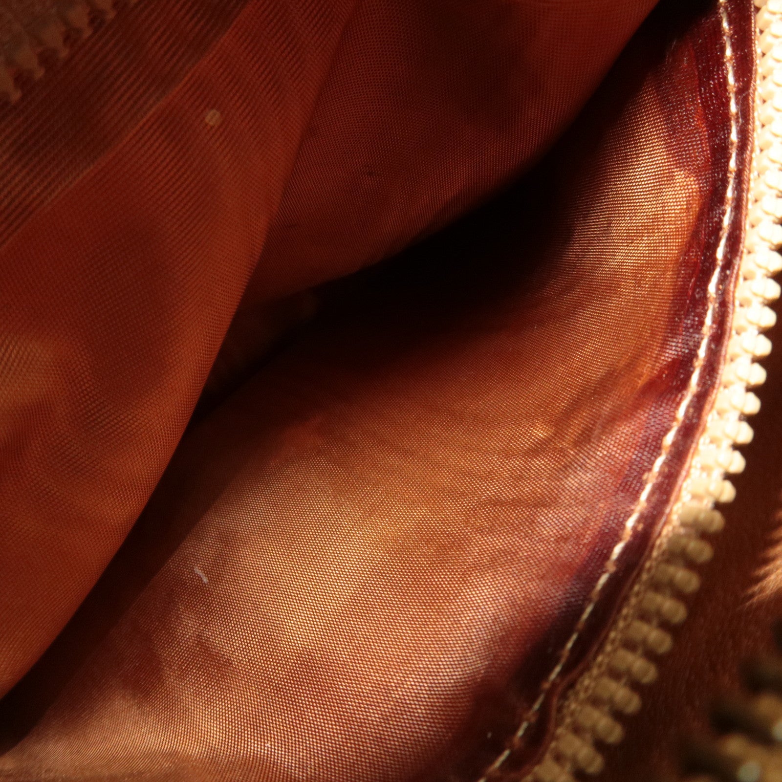 CELINE Macadam PVC Leather Shoulder Bag Brown