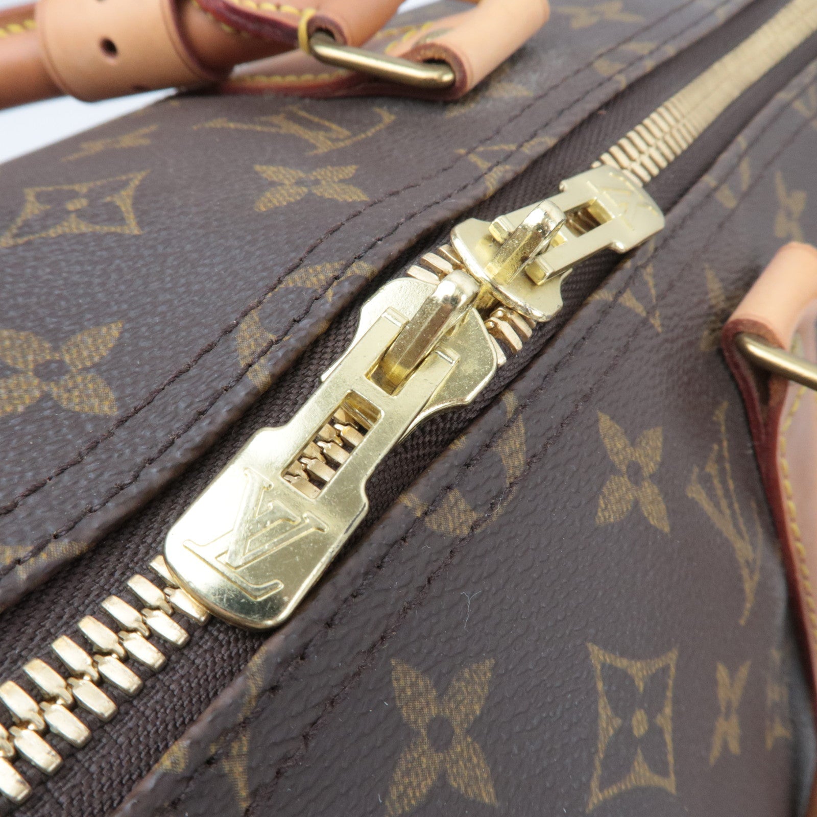 Louis Vuitton Monogram Keepall 50 Travel Bag M41426 FL0081 *Name Tag, Poignet