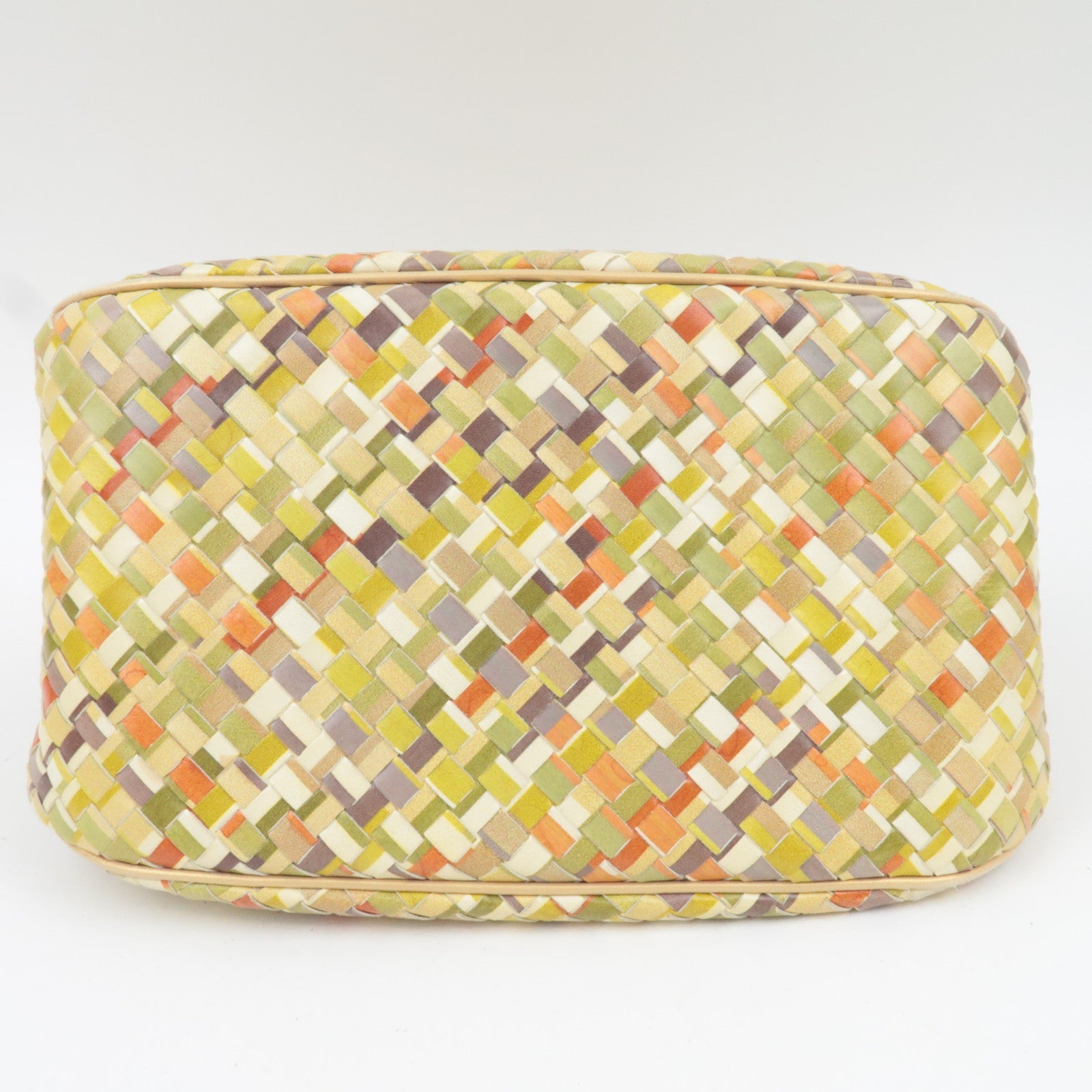 BOTTEGA VENETA Intrecciato Leather Tote Bag Multicolor 142484