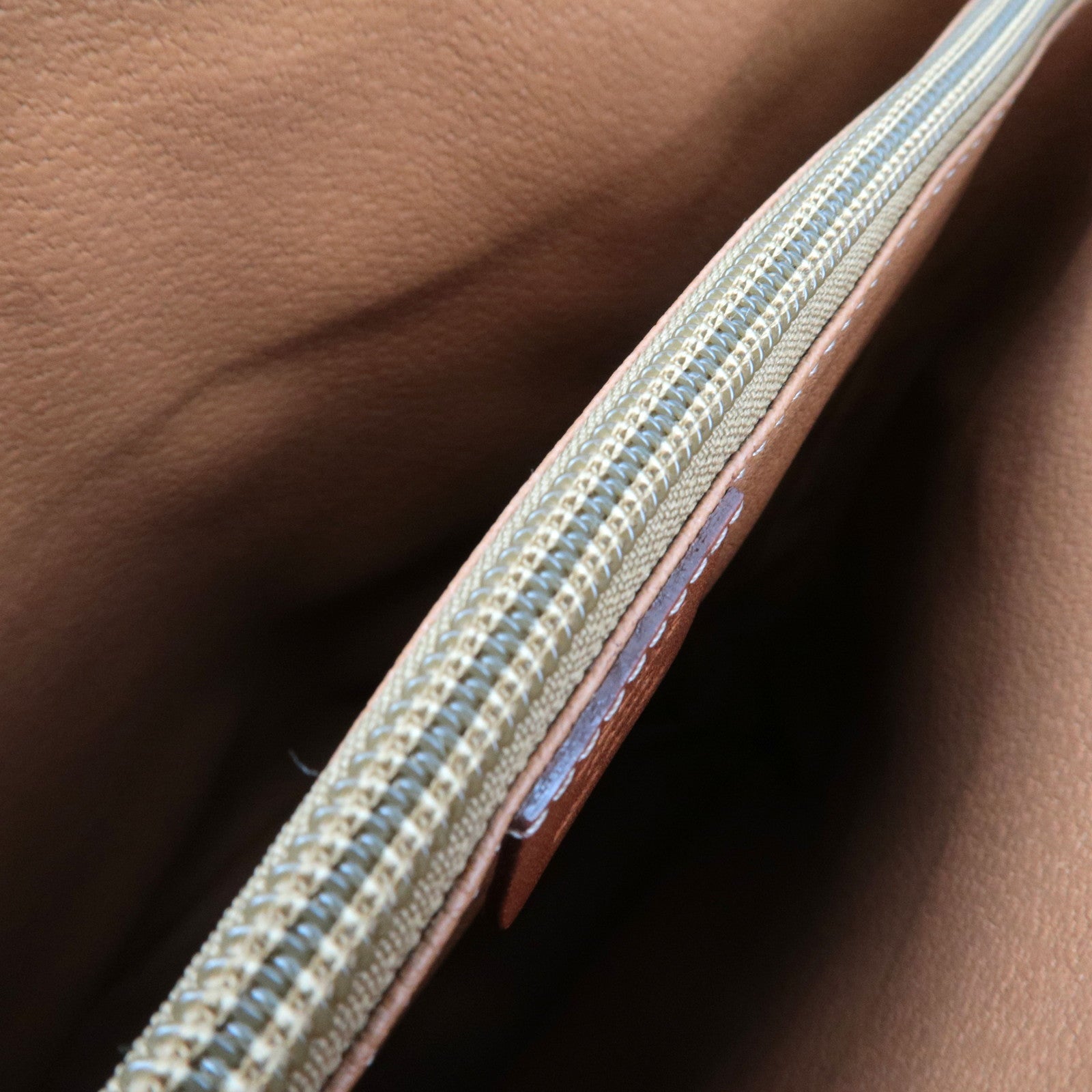 CELINE Macadam PVC Leather Tote Bag Brown