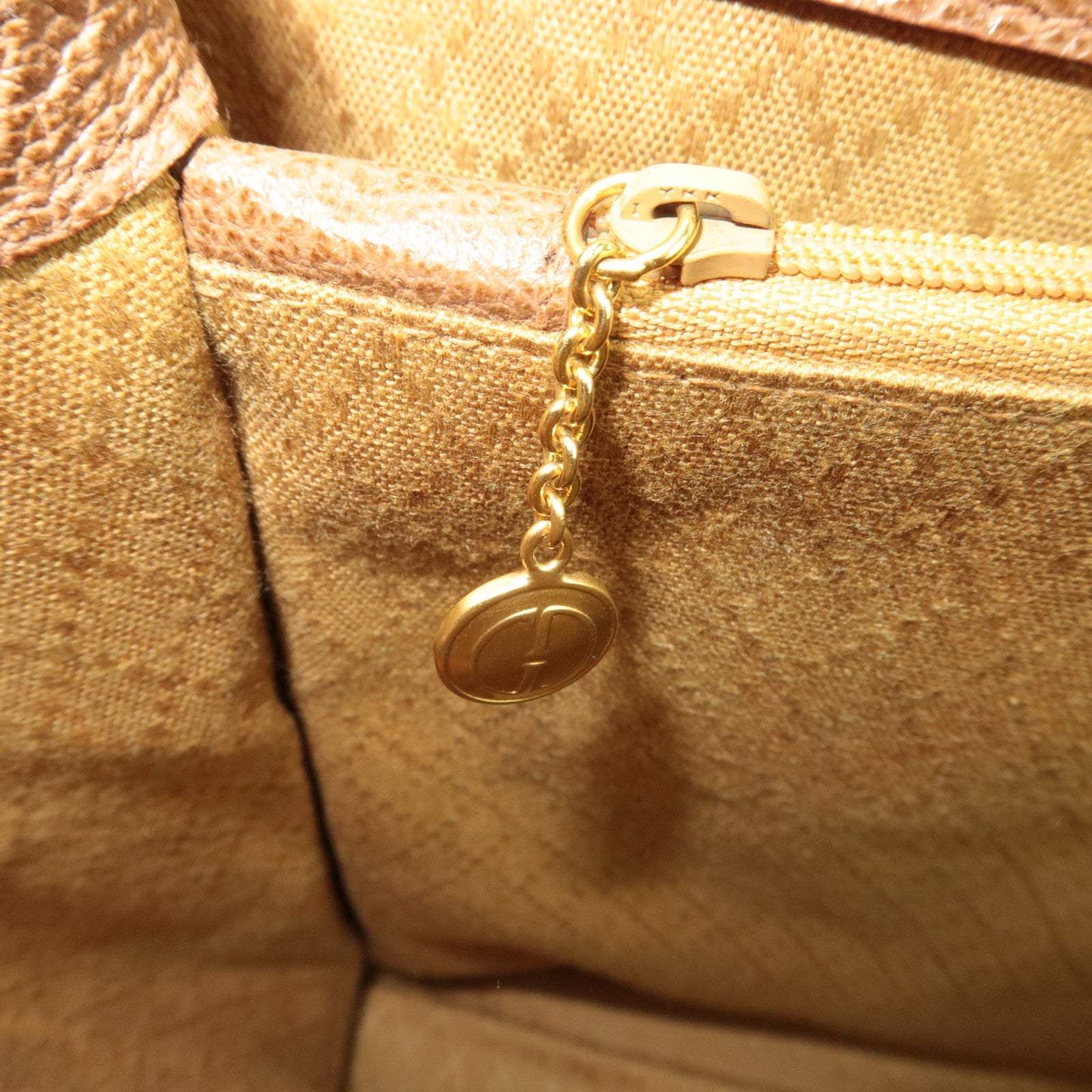 GUCCI Bamboo Suede Leather Handbag Brown 002.2855.0322.0