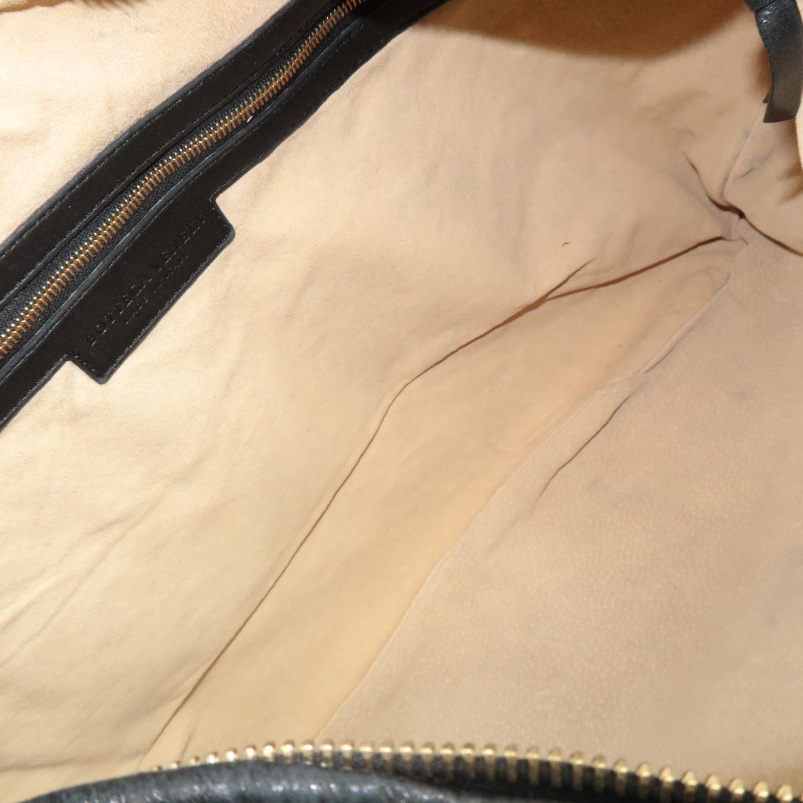 BOTTEGA VENETA Intrecciato Hobo Bag Leather Handbag Black 115654 *Mirror, Dust bag