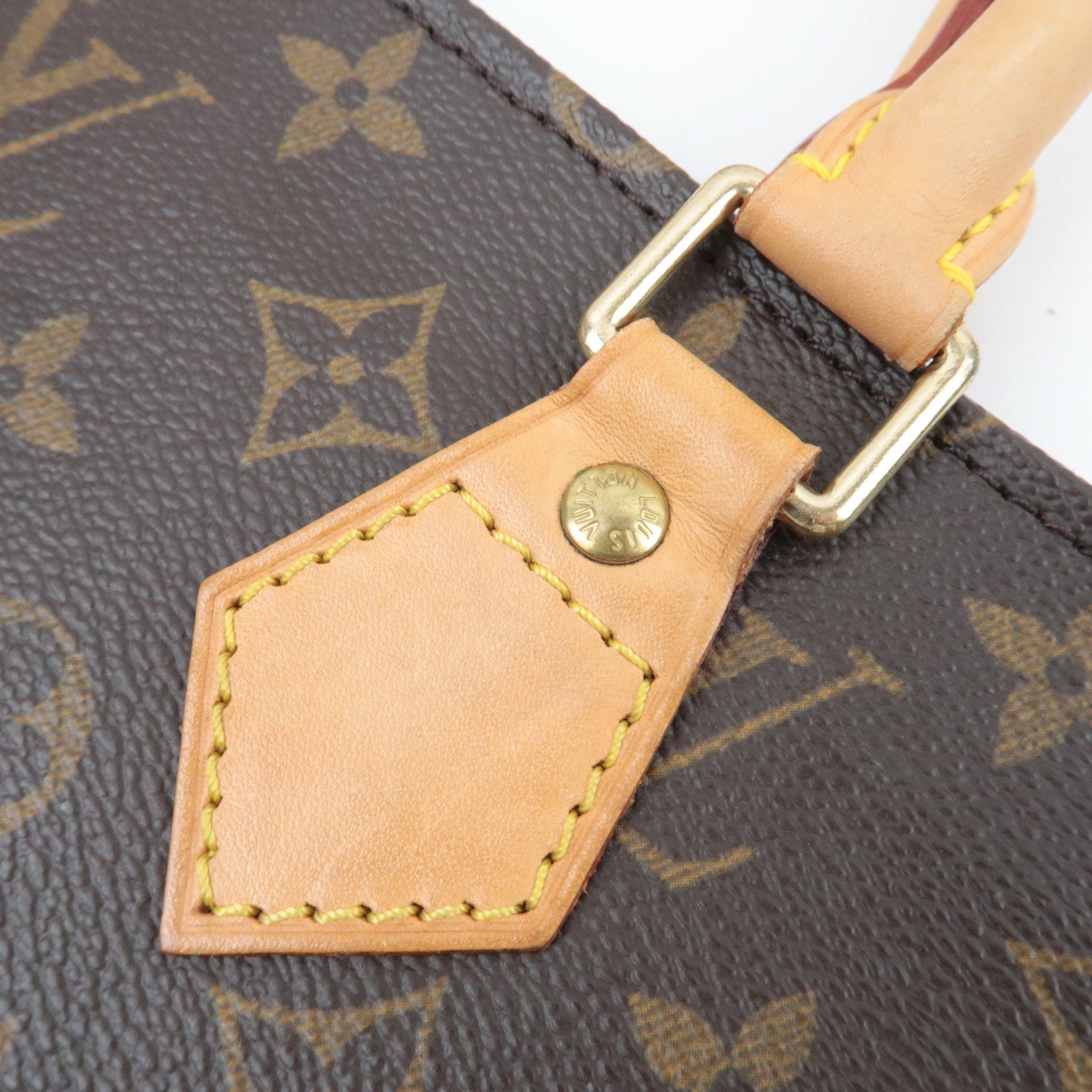 Louis Vuitton Monogram Sac Plat Tote Bag M51140 MI1014