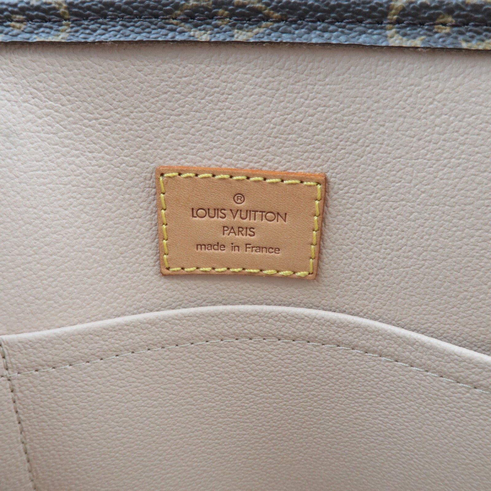 Louis Vuitton Monogram Sac Plat Tote Bag M51140 MI1014