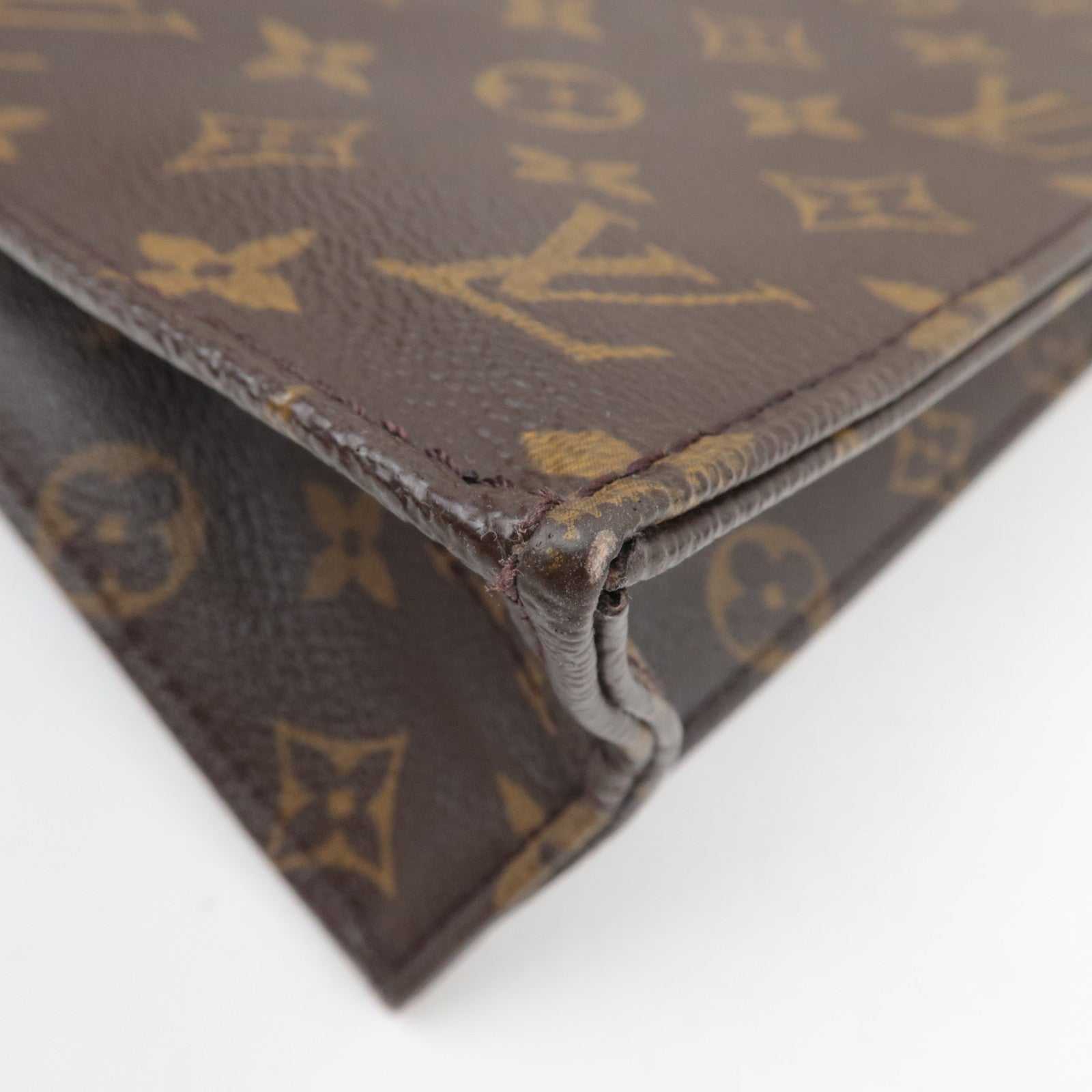 Louis Vuitton Monogram Sac Plat Tote Bag M51140 MI1014