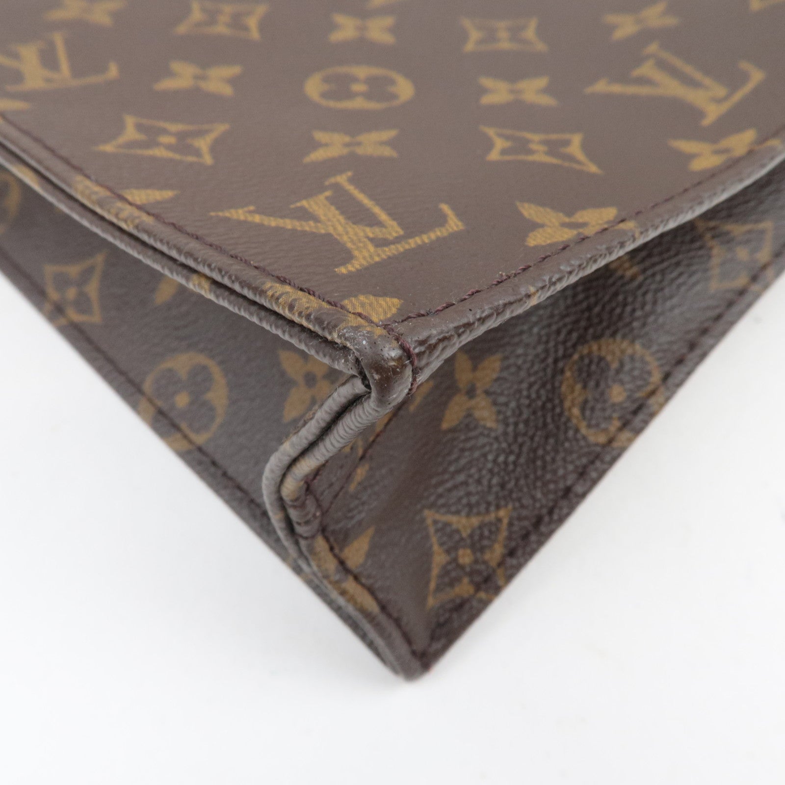 Louis Vuitton Monogram Sac Plat Tote Bag M51140 MI1014