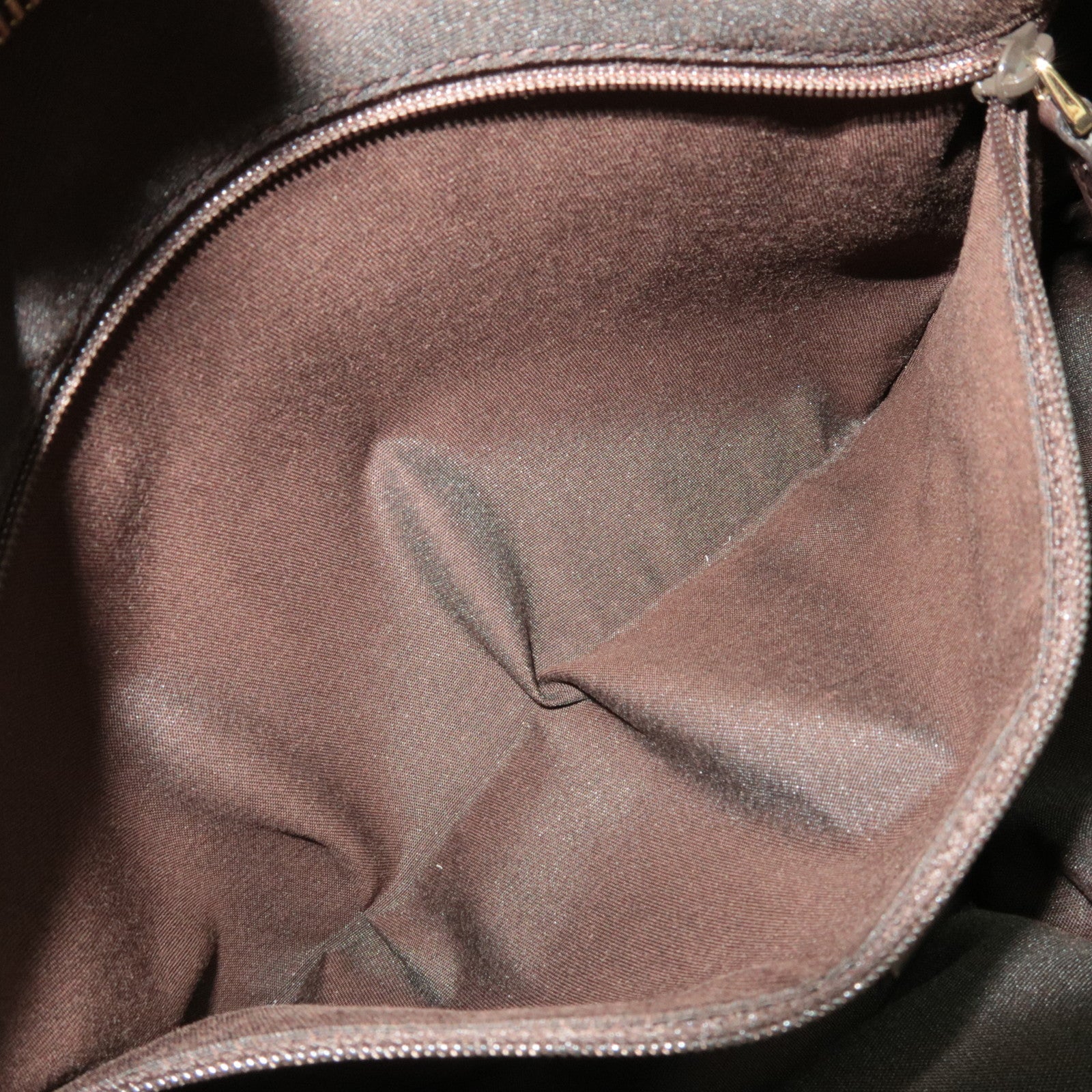 GUCCI GG Canvas Leather Shoulder Bag Beige Brown 388930