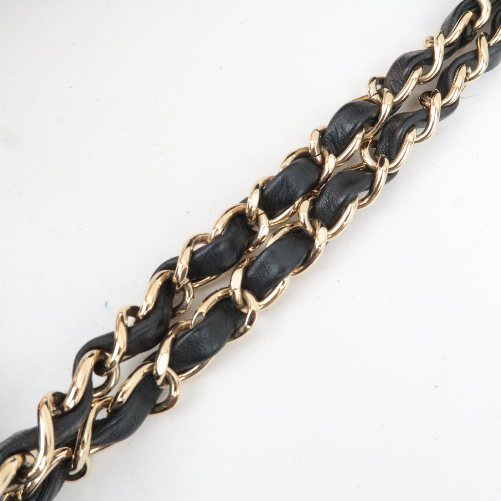 CHANEL Matelasse Chain Tote Bag Lambskin Black Gold HDW 23414323 *Dust bag, G card