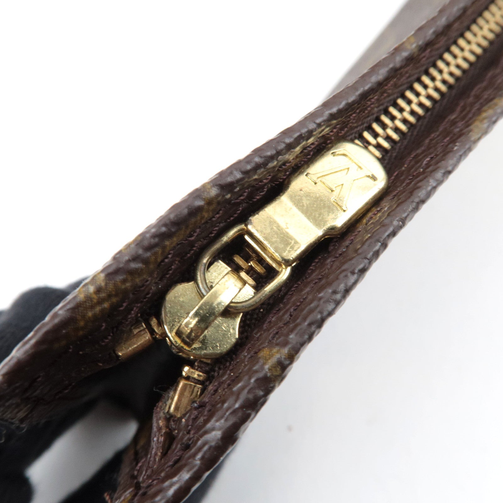 Louis Vuitton Monogram Bucket GM Shoulder Bag M42236 AR0947 *Pouch