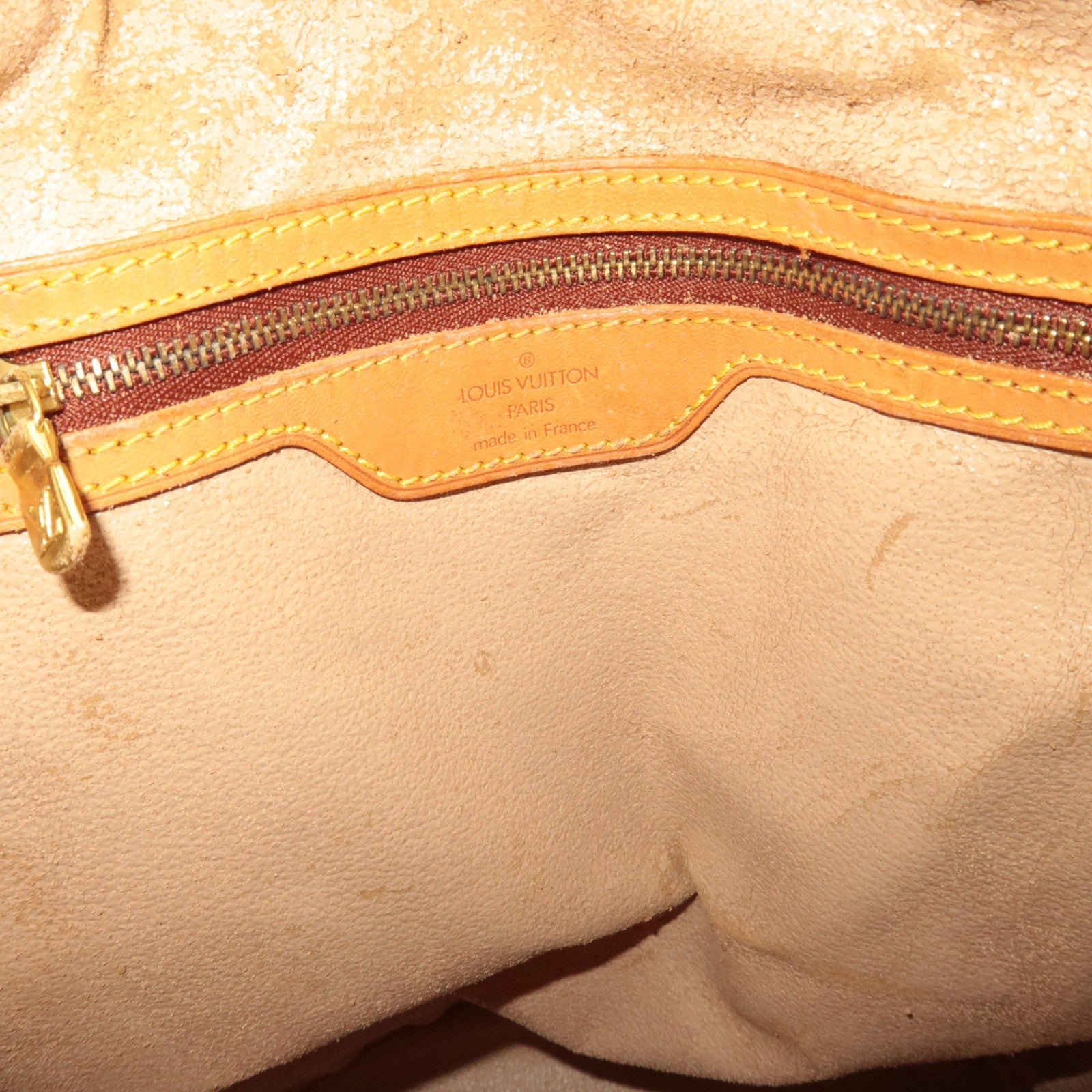 Louis Vuitton Monogram Bucket GM Shoulder Bag M42236 AR0947 *Pouch