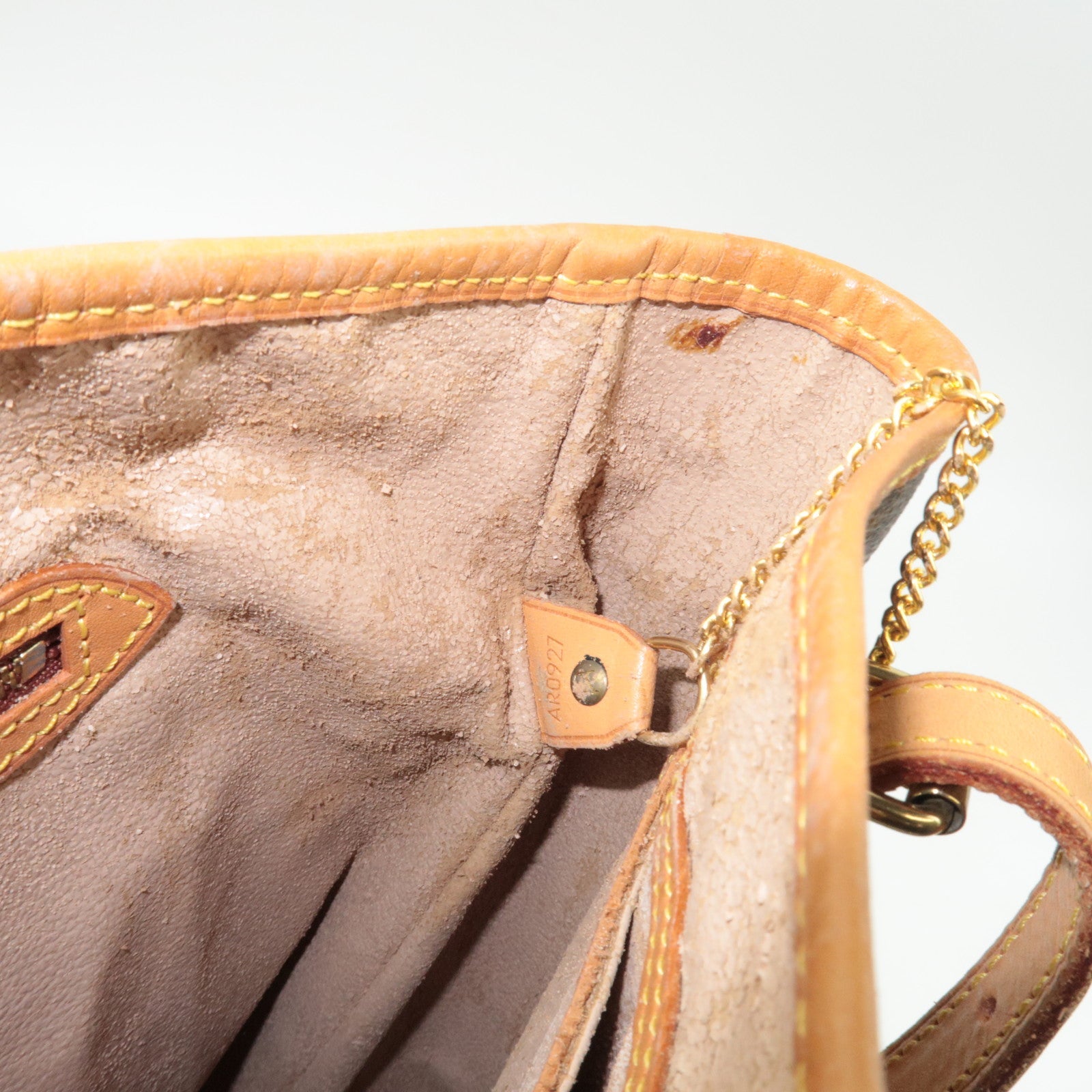 Louis Vuitton Monogram Bucket GM Shoulder Bag M42236 AR0947 *Pouch