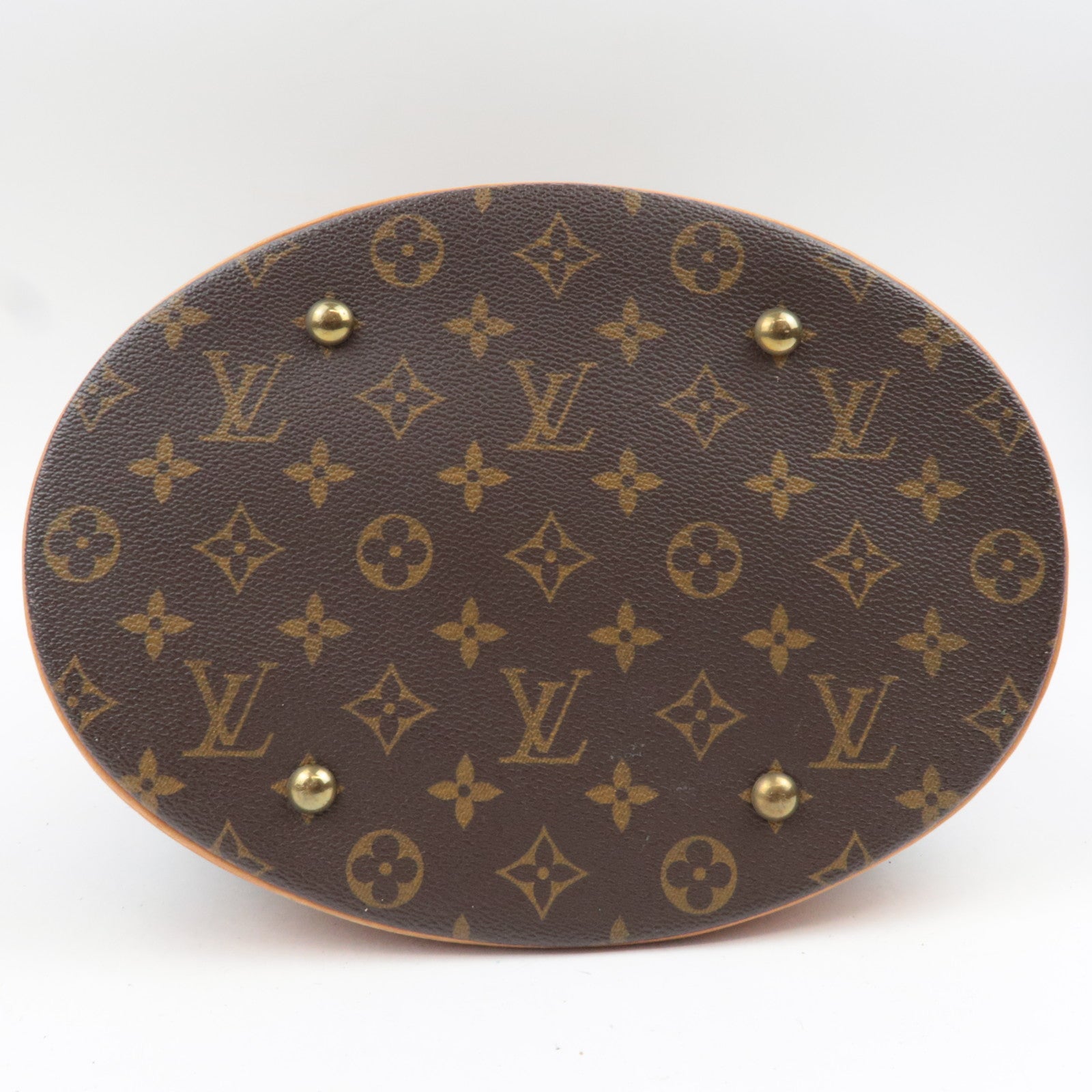 Louis Vuitton Monogram Bucket GM Shoulder Bag M42236 AR0947 *Pouch