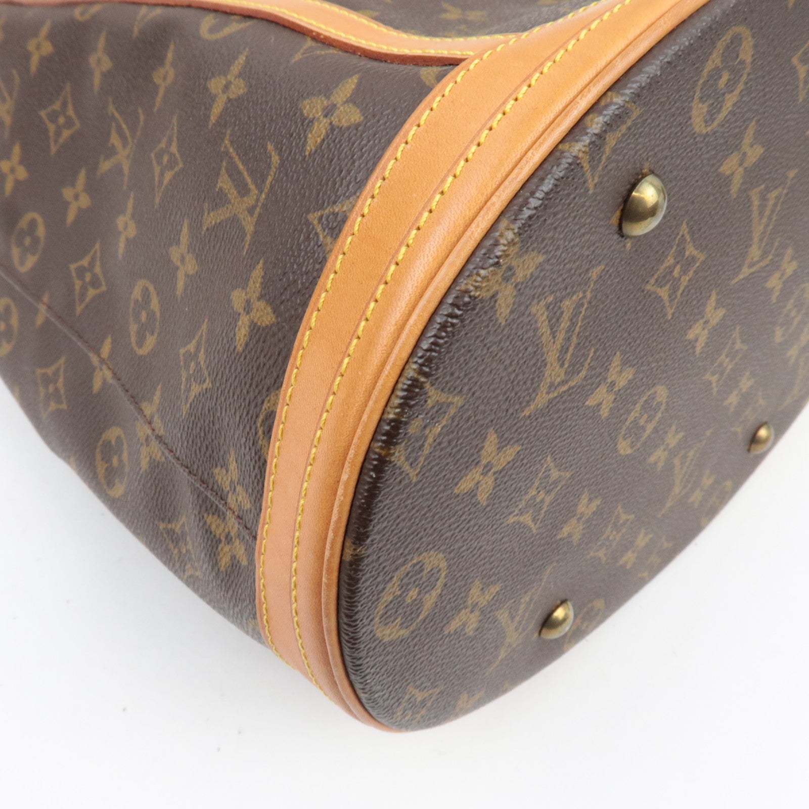 Louis Vuitton Monogram Bucket GM Shoulder Bag M42236 AR0947 *Pouch