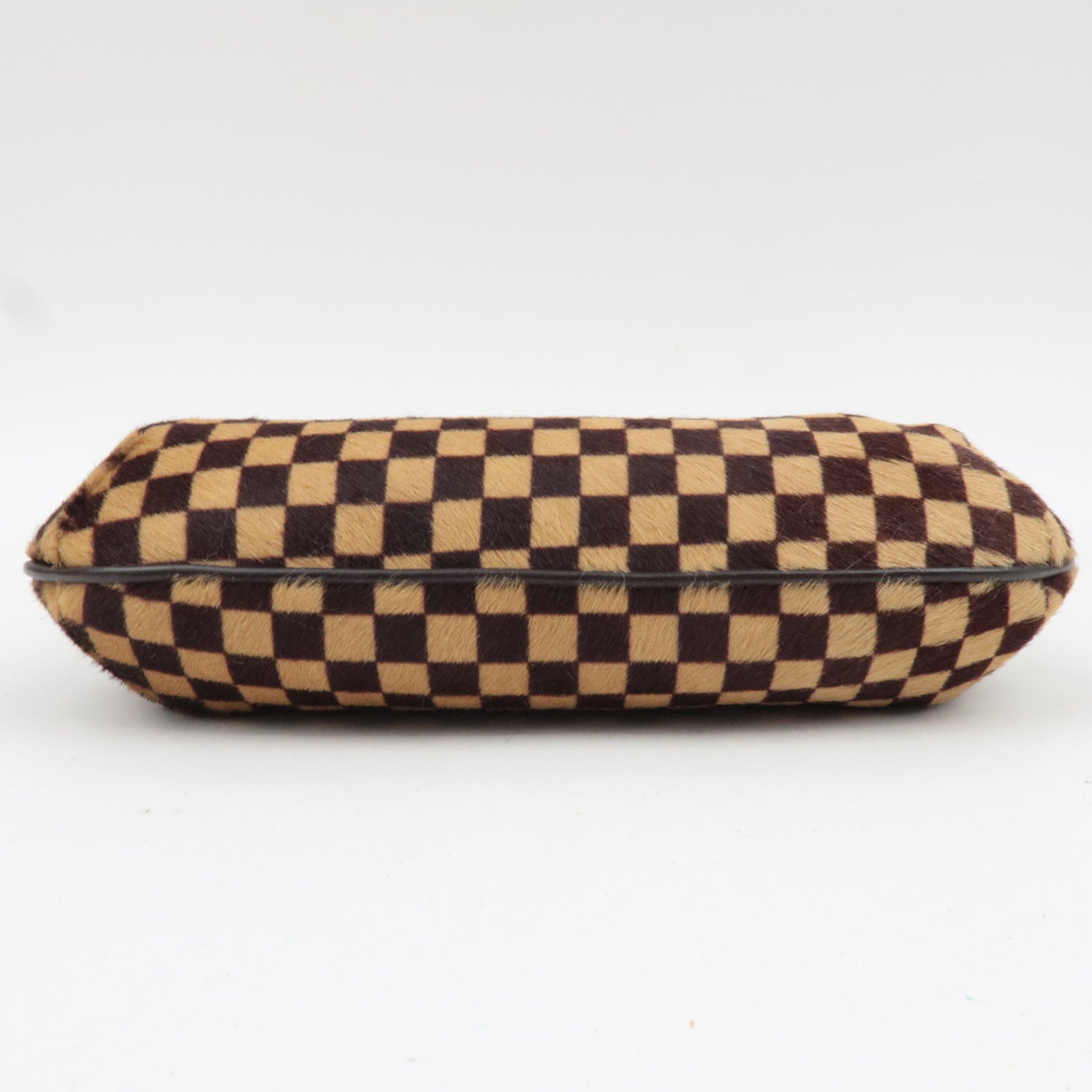 Louis Vuitton Damier Sauvage Tiger Taigle Calf Leather Handbag Beige Brown M92132 CE0051