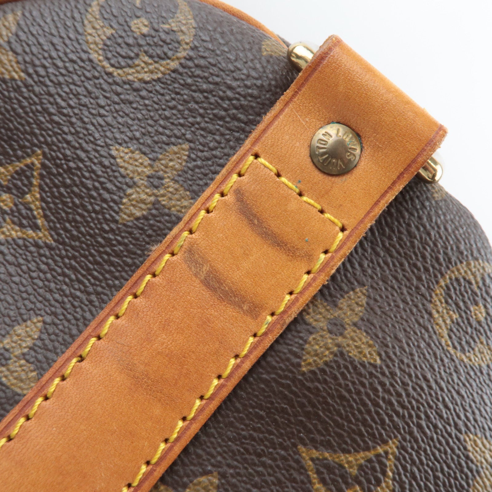 Louis Vuitton Monogram Keepall Bandouliere 50 Travel Bag M41416 VI0963 *Strap, Poignet