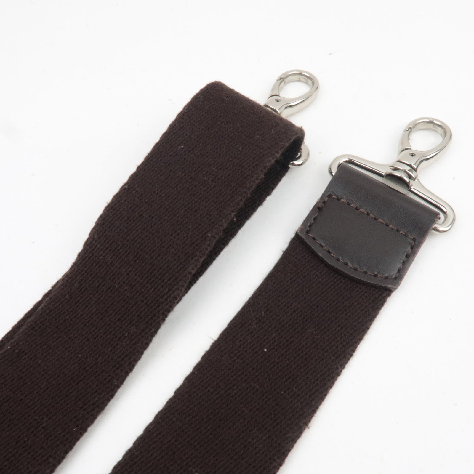 BURBERRY Nova Plaid 2-Way Canvas Leather Boston Bag Beige Brown *Strap