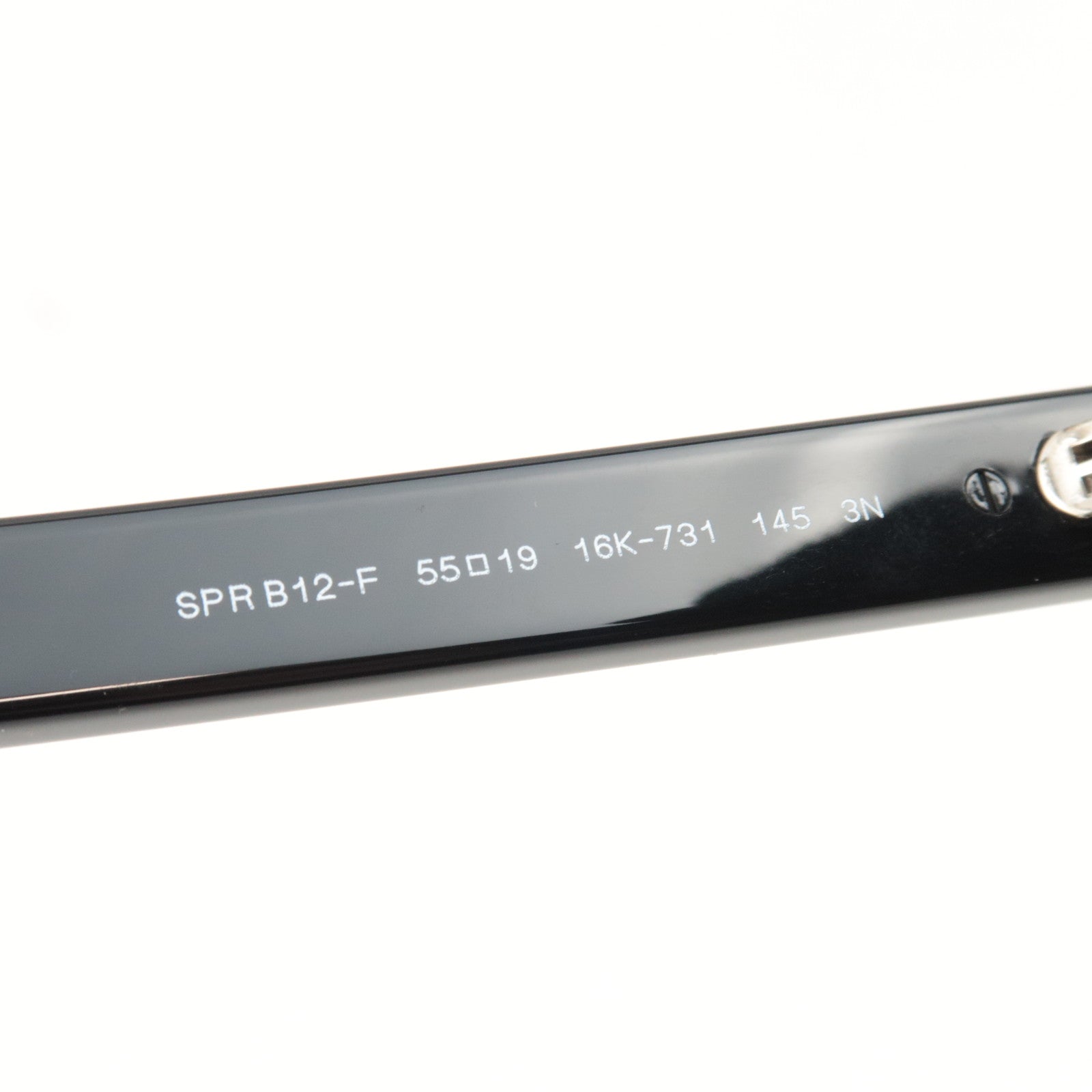 PRADA Sunglasses SPR B12-F 55□19 16K-731 145 3N Black *Box, Case