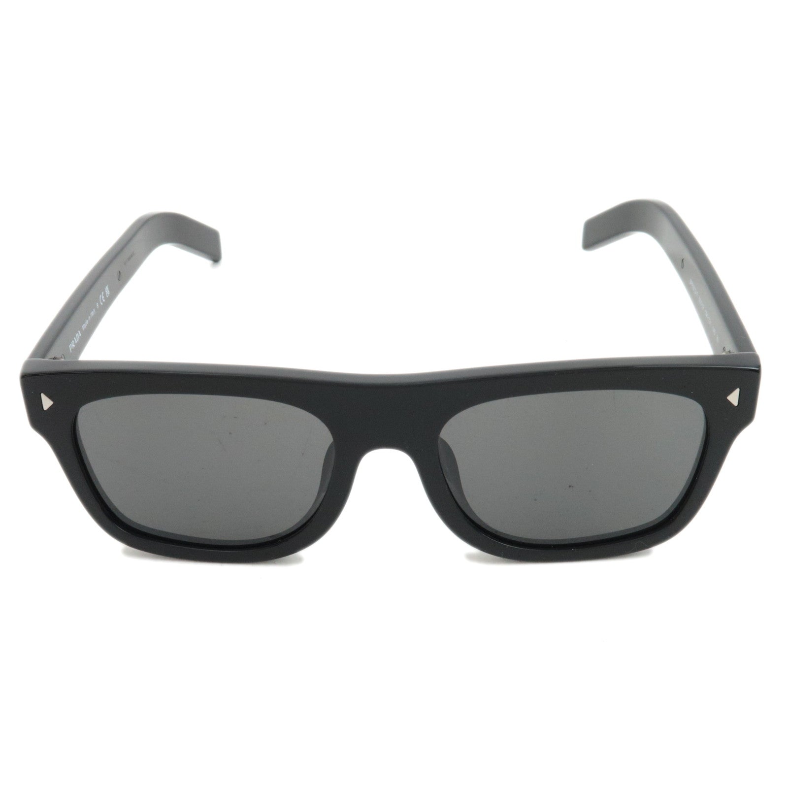 PRADA Sunglasses SPR B12-F 55□19 16K-731 145 3N Black *Box, Case84471