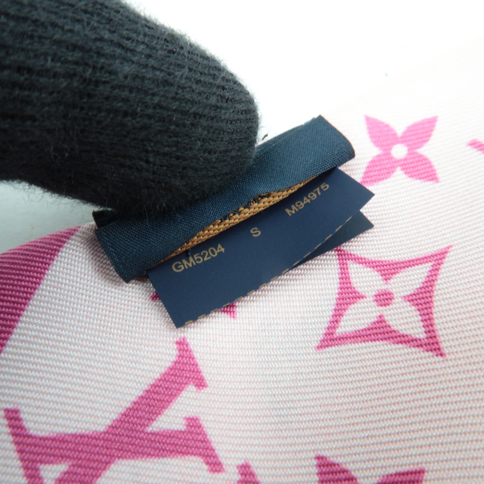 Louis Vuitton Bandeau BB Flower and Straps Scarf 100% Silk Rose Fuchsia M94975 GM5204 *Box