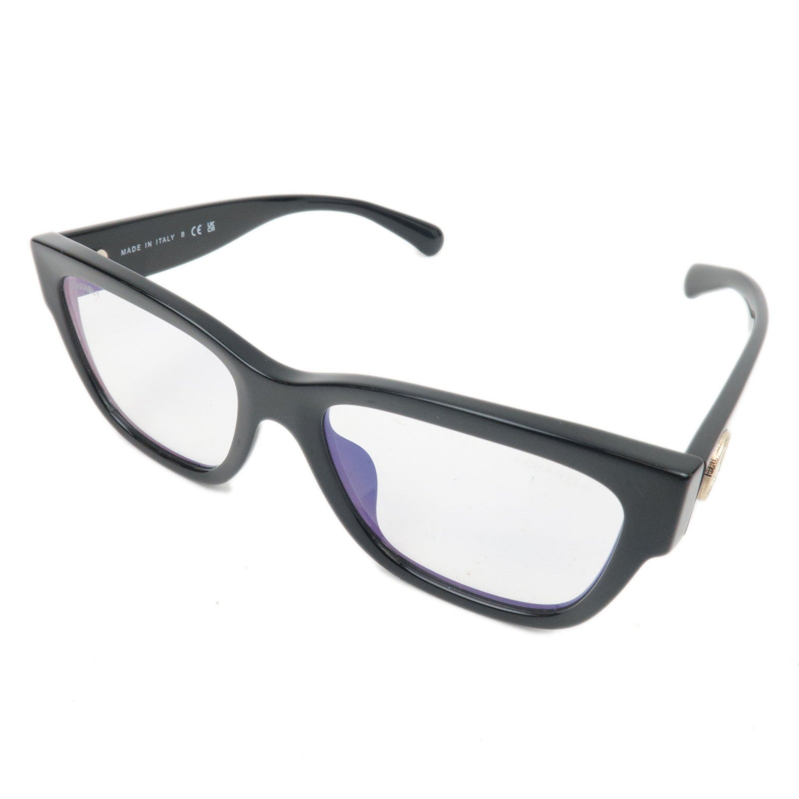 CHANEL Sunglasses 3455-S-A c.622/SB 54□18 140 ON S Black *Box, Case, Cloths84486