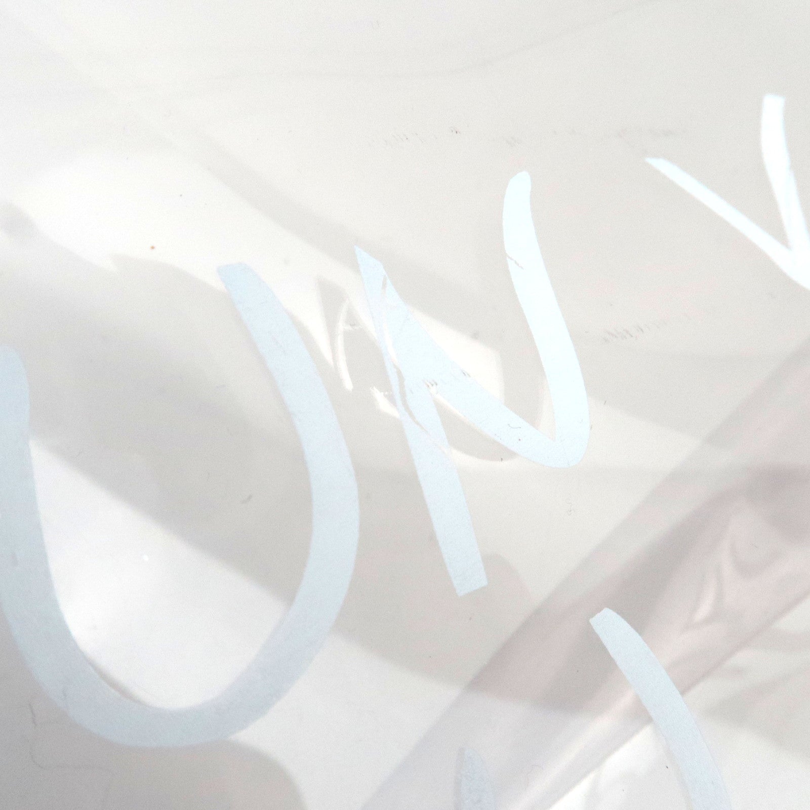 HERMES Vinyl Kelly Handbag Clear