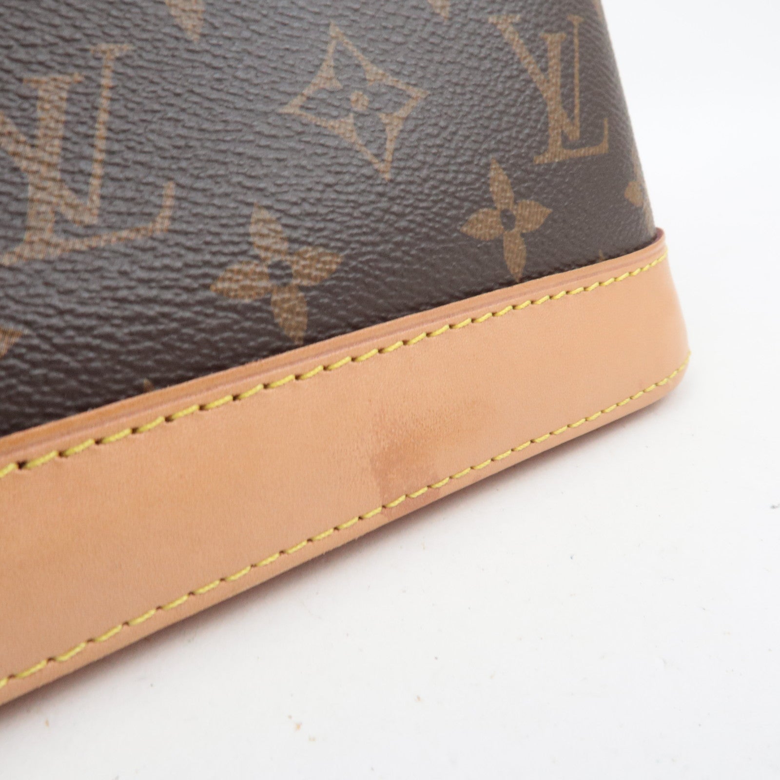 Louis Vuitton Monogram Alma BB 2Way Handbag M53152 SN4270 *Strap, Key Lock, Clochette