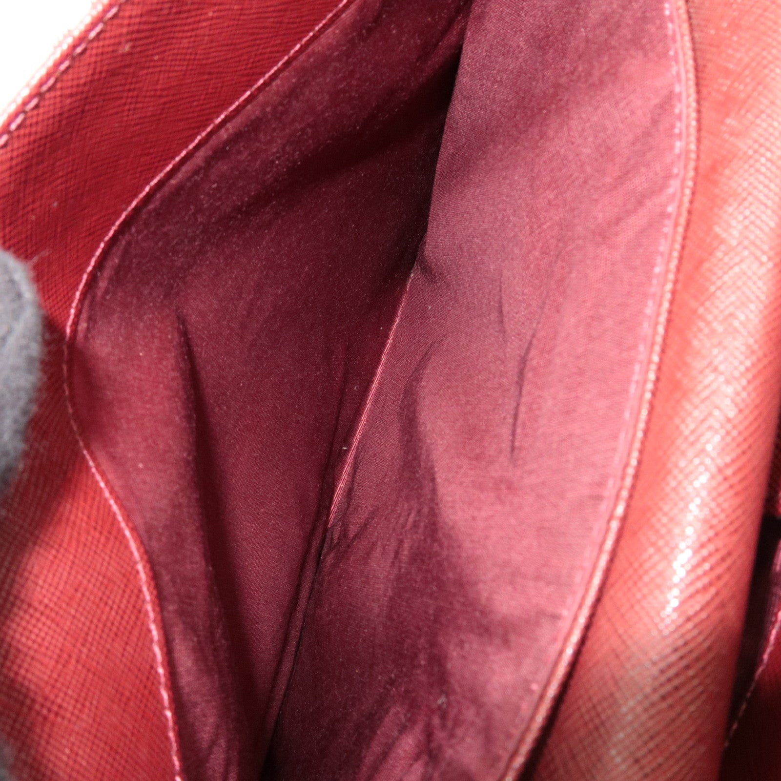 BURBERRY Nova Plaid Shoulder Bag Canvas Leather Beige Bordeaux